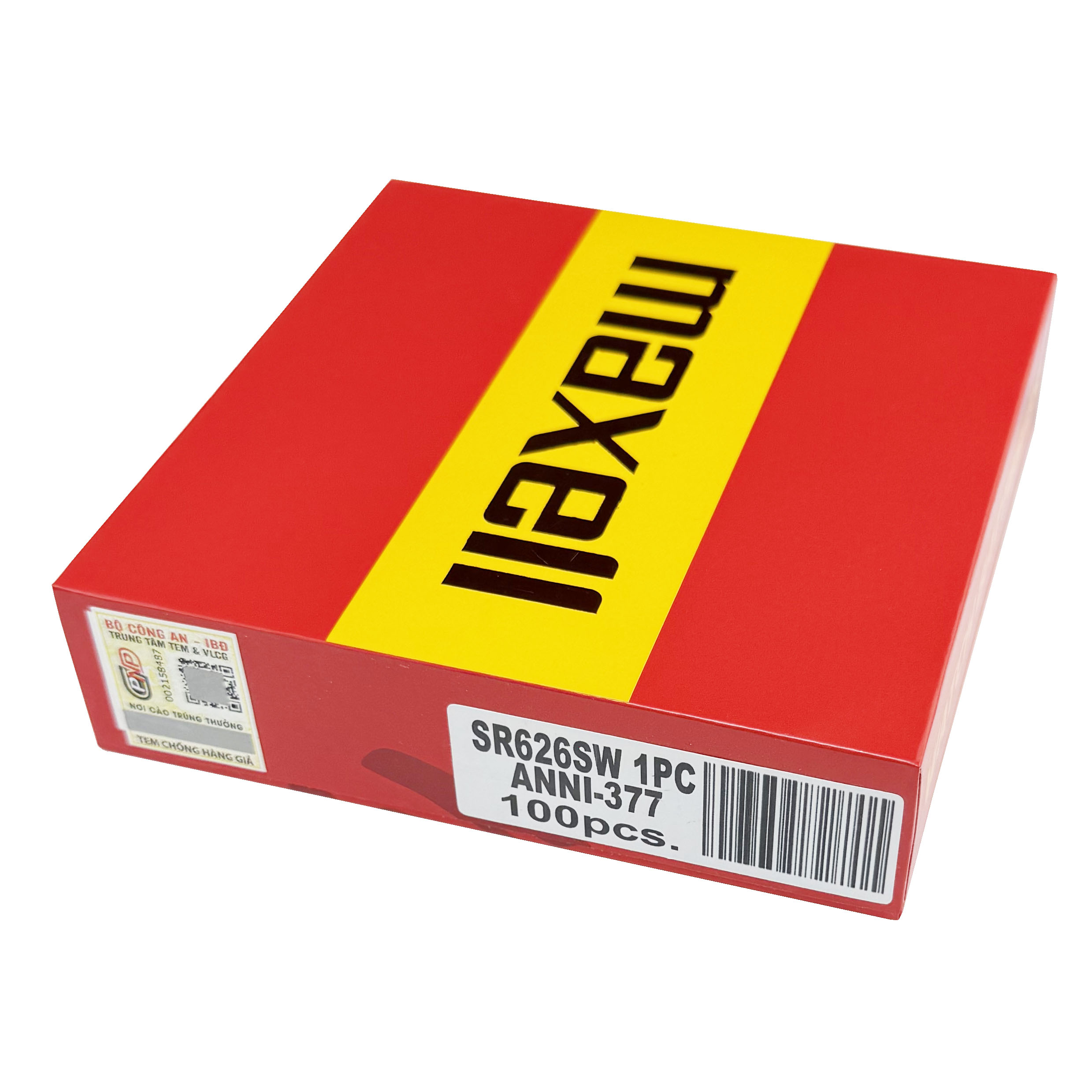 (Vỉ 1 viên cao cấp) Pin Maxell 377 SR626SW dành cho đồng hồ dùng pin ...