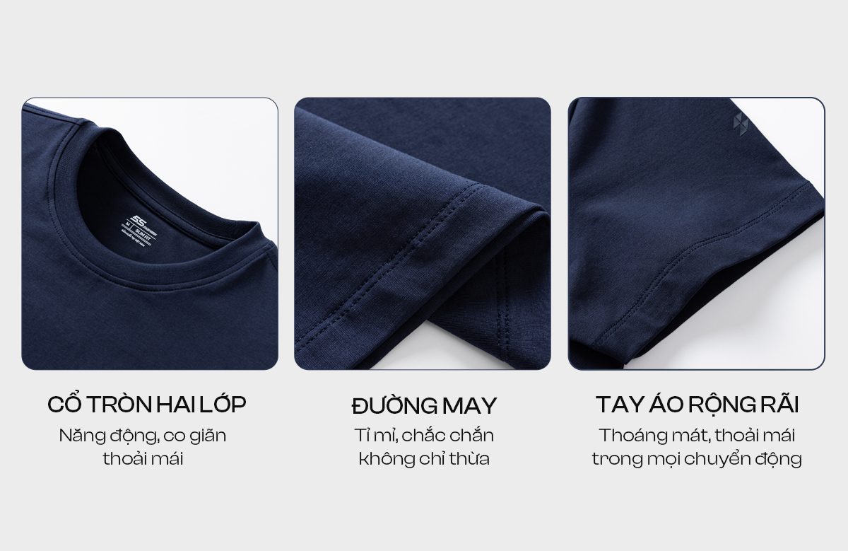 Áo Thun Nam SMART-COTTON ATS25045 - Phối đồ