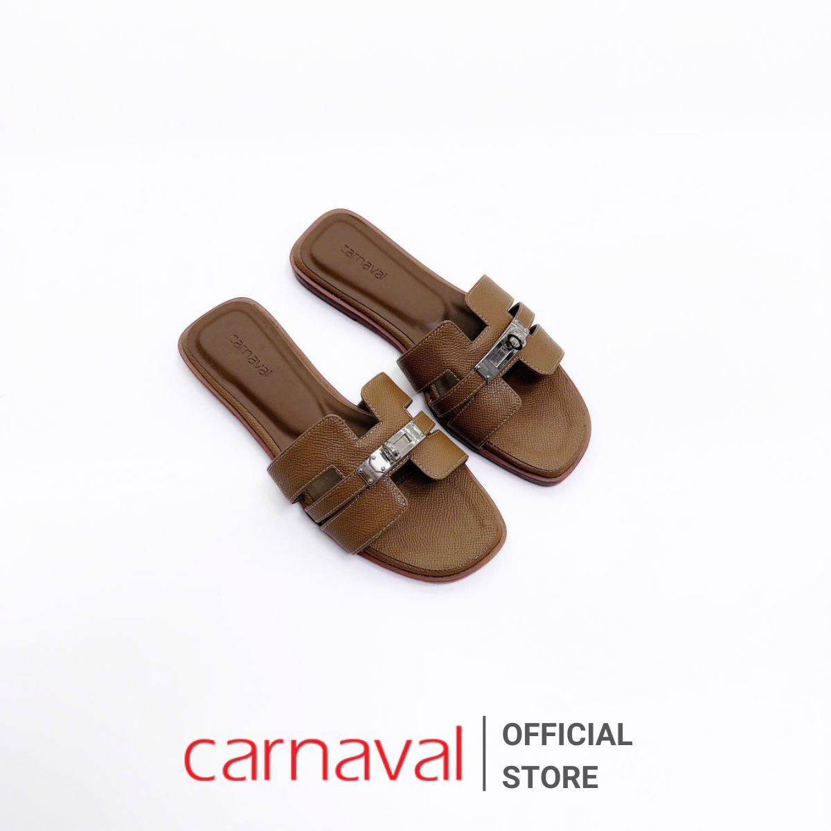 Mô tả Dép Quai Ngang Nữ Chữ H Cao Cấp Khóa Kim Loại Carnaval Sang Trọng - VS133 - 1