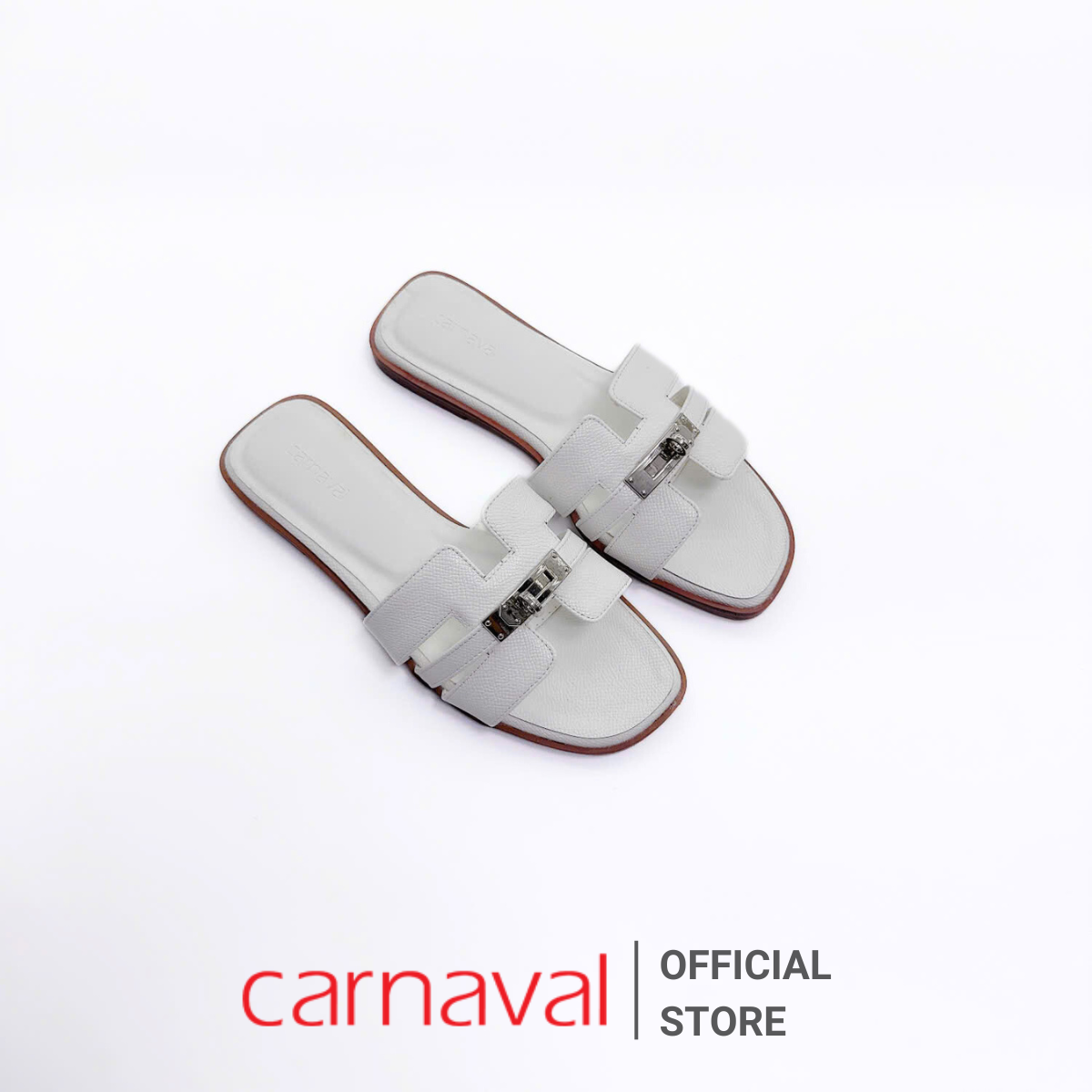 Mô tả Dép Quai Ngang Nữ Chữ H Cao Cấp Khóa Kim Loại Carnaval Sang Trọng - VS133 - 3
