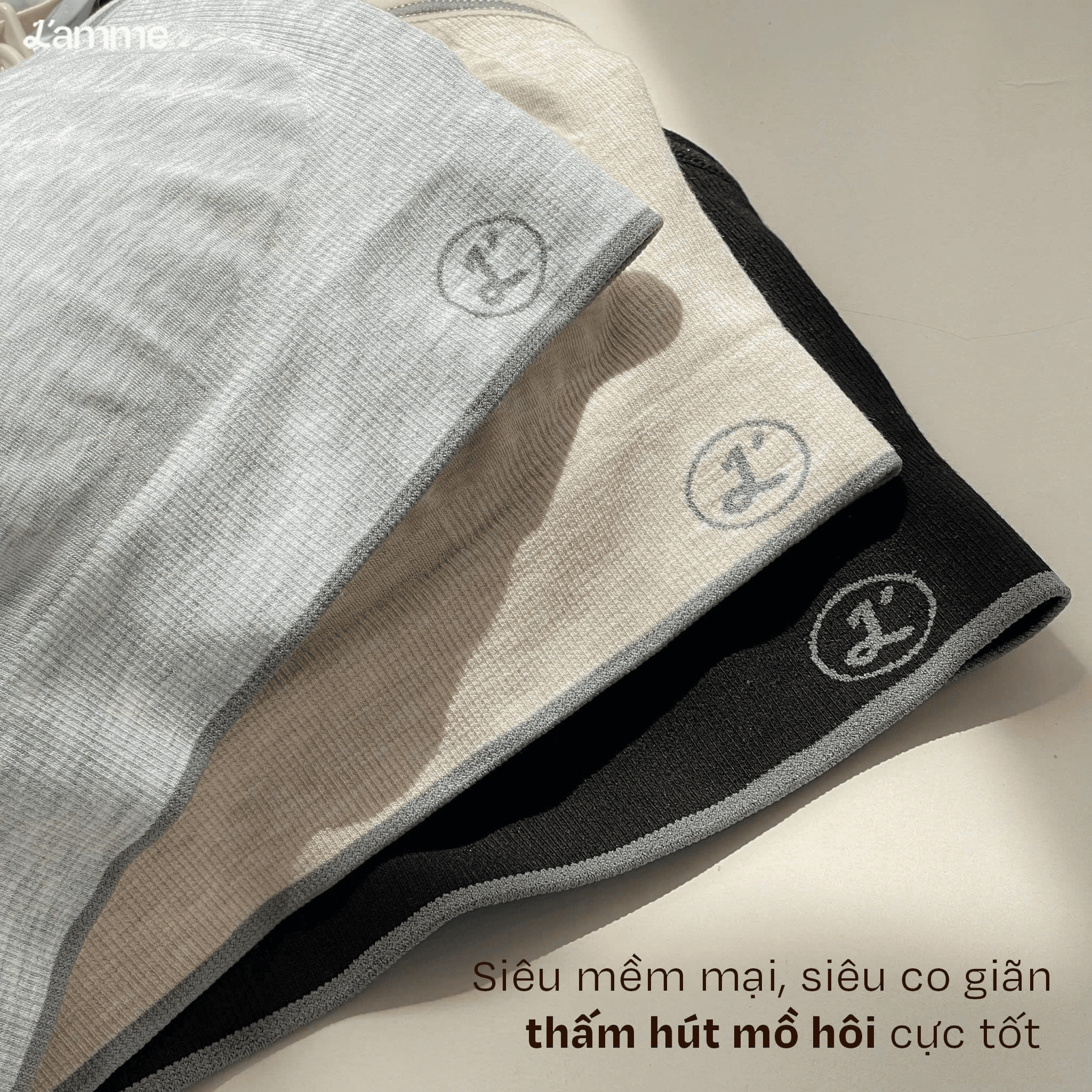 Mô tả Áo lót bầu không gọng mịn mát cho mùa hè co giãn 4 chiều, thấm hút tốt chất liệu sợi Modal, áo ngực A29 L'AMME - 4