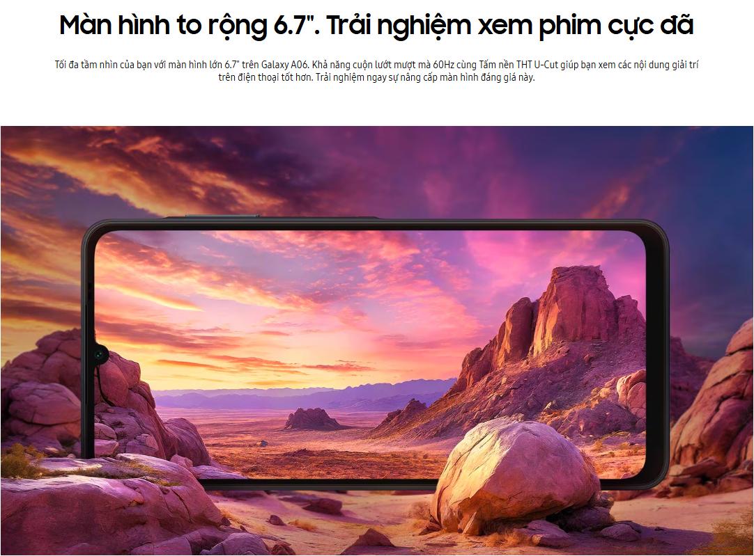 Mô tả Điện Thoại Samsung Galaxy A06 6GB/128GB - 1