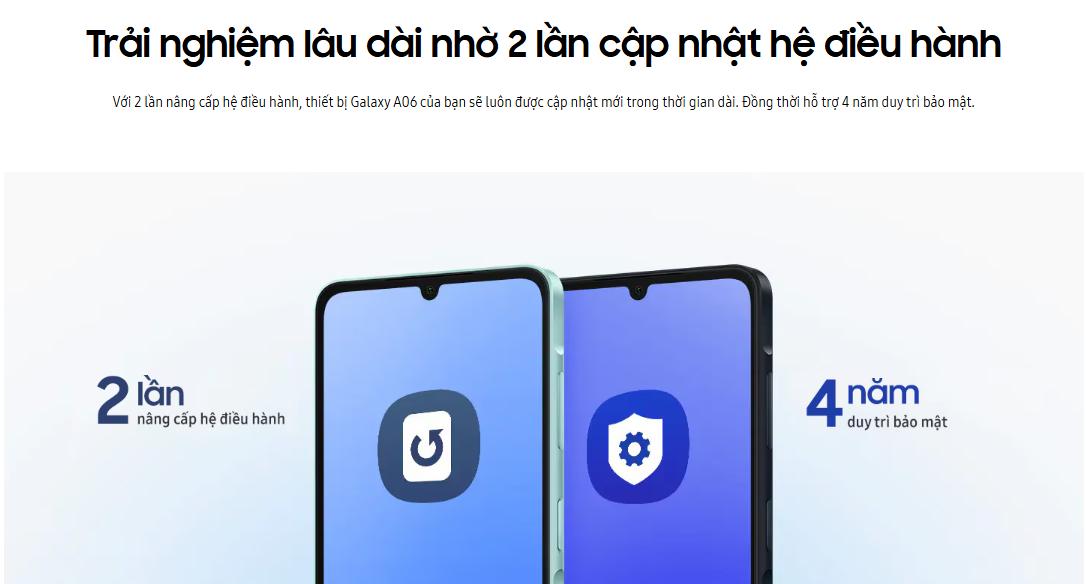 Mô tả Điện Thoại Samsung Galaxy A06 6GB/128GB - 8