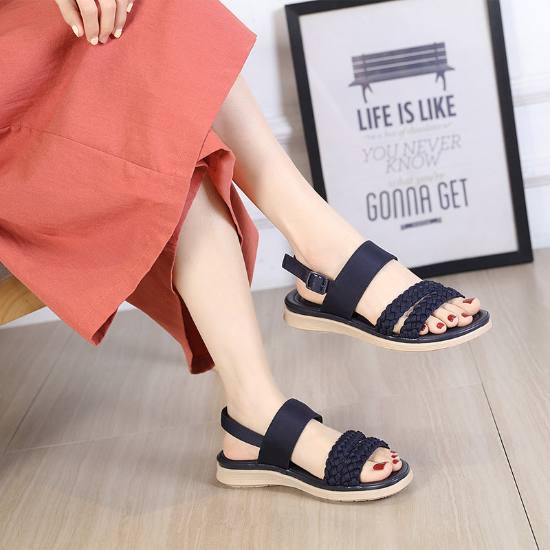 Mô tả Sandal Nữ Hãng Siketu Giày Sandal Đế Bằng Thời Trang Thoải Mái Phù Hợp Đi Làm Đi Học Đi Chơi - 8