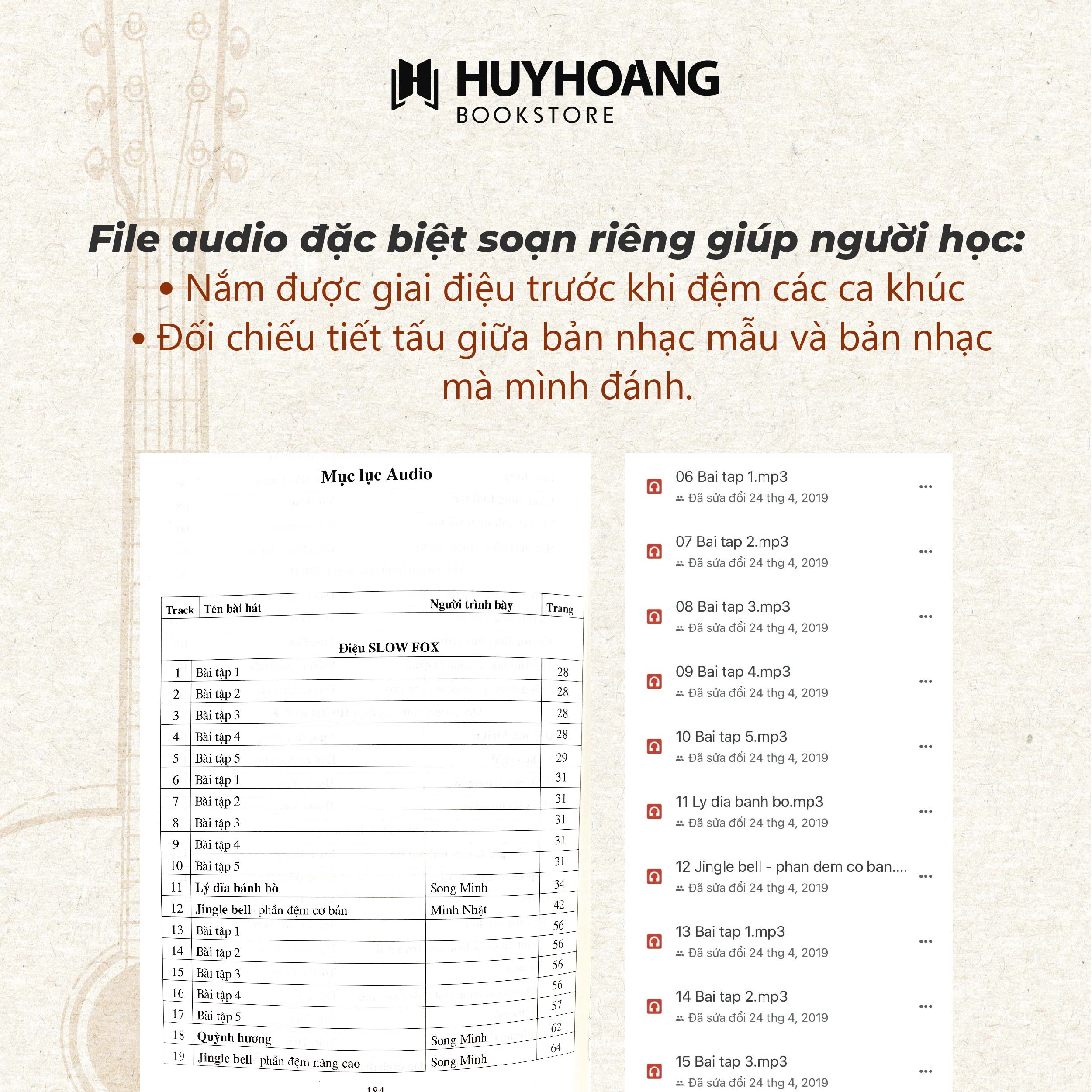 Mô tả Tuyển tập 30-36-45 Ngày Biết Đệm Guitar, Tự học Guitar cơ bản, Giáo trình Guitar đa dạng thể loại - 9