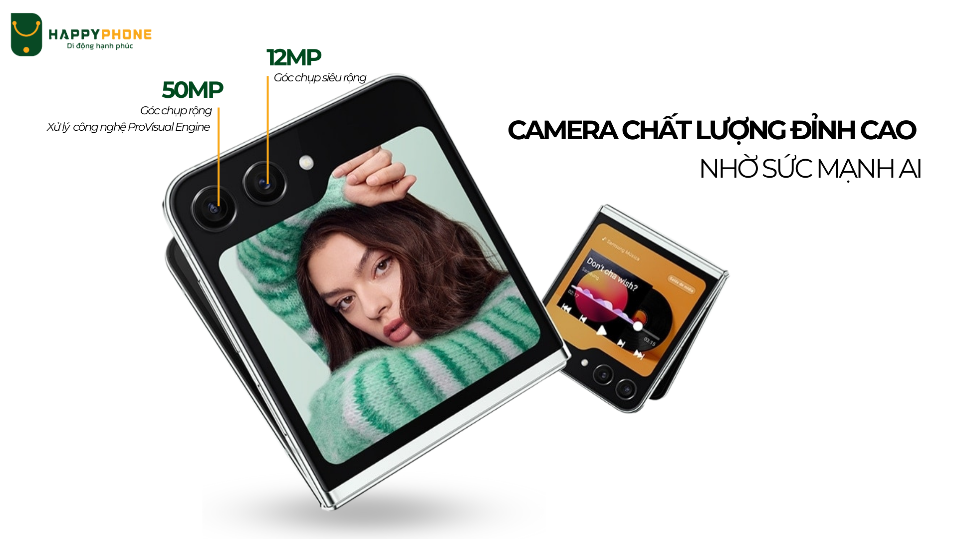 Mô tả Điện thoại Samsung Galaxy Z Flip6 5G 12GB/256GB - Hàng Chính Hãng, Mới 100%, Nguyên seal - 3
