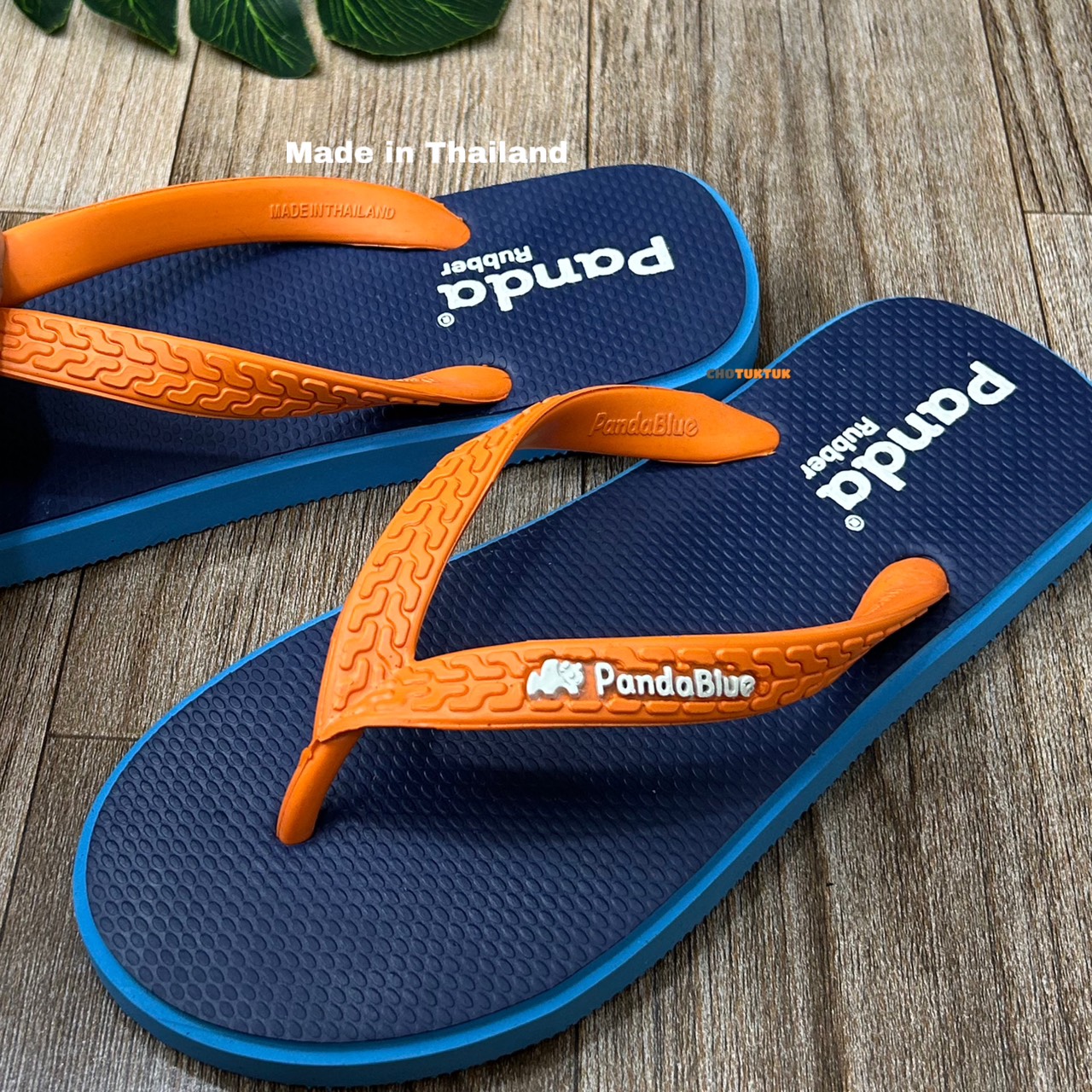 Mô tả Dép thái lan cao su cao cấp êm bền chống trơn nam nữ  Pandablue - 1