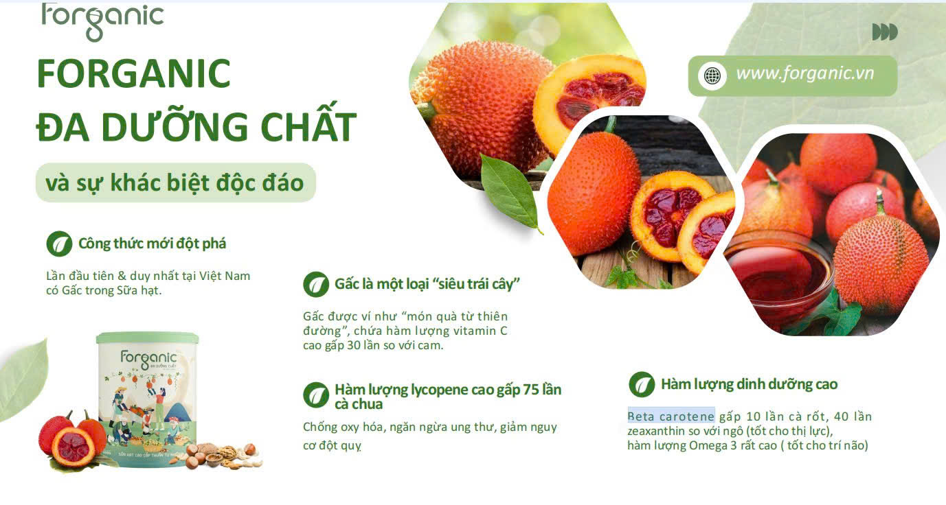 Mô tả Sữa Hạt Forganic Đa dưỡng chất (Lon 800G) -  Bổ sung dưỡng chất, Sống khỏe mỗi ngày - 4