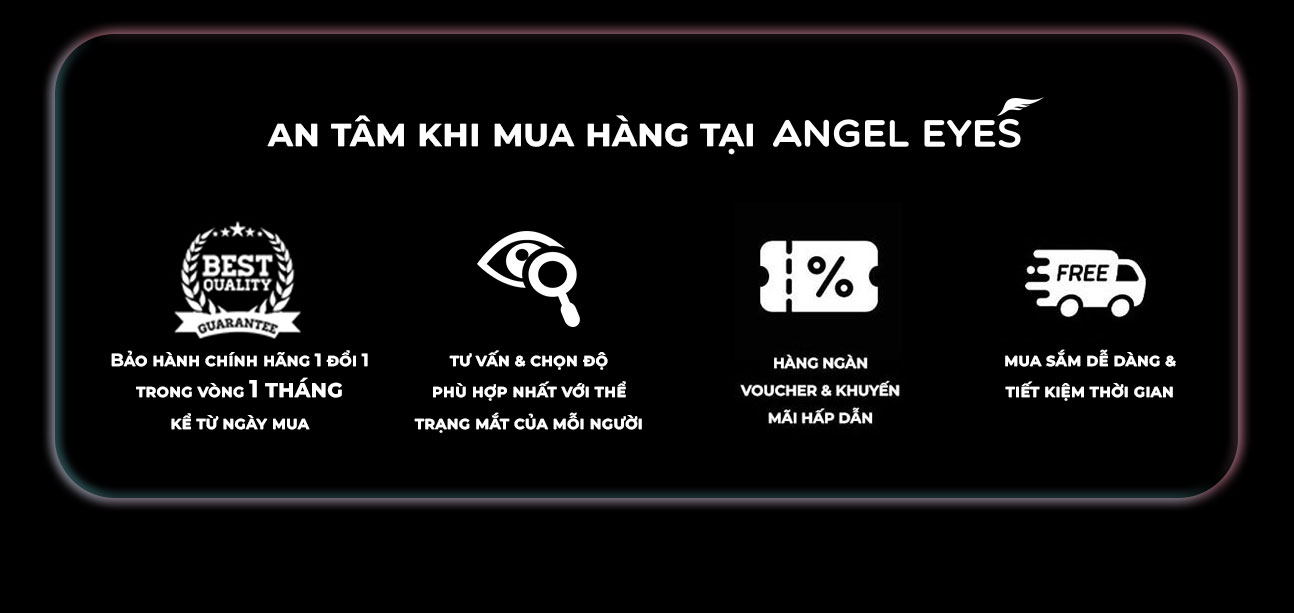Mô tả Lens nâu tự nhiên có độ cận 0-8 N’Rosa VividBrown cao cấp Angel Eyes phân phối | Kính áp tròng cận màu nâu cho mắt thở - 5