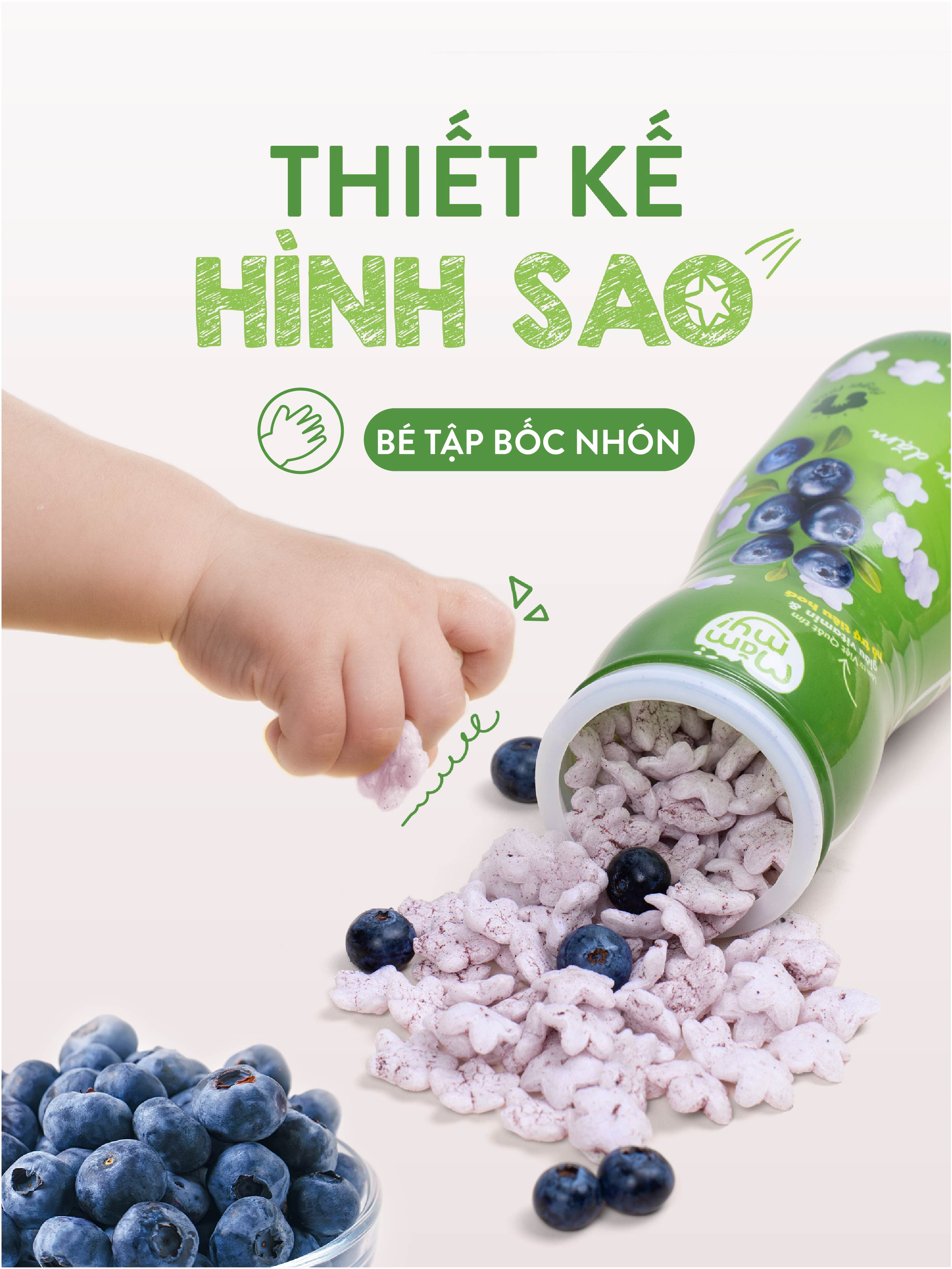 Mô tả Bánh ăn dặm hũ Mămmy vị trái cây và rau củ giúp hỗ trợ tiêu hoá cho bé 6 tháng tuổi, hũ 32-50g - 10