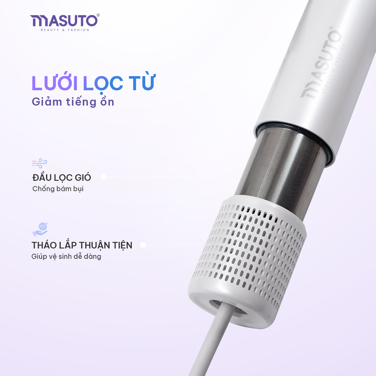 Mô tả Máy sấy tóc ion âm Masuto Skylon 2 chiều nóng lạnh tạo kiểu bảo vệ tóc bảo hành 12 tháng - 3