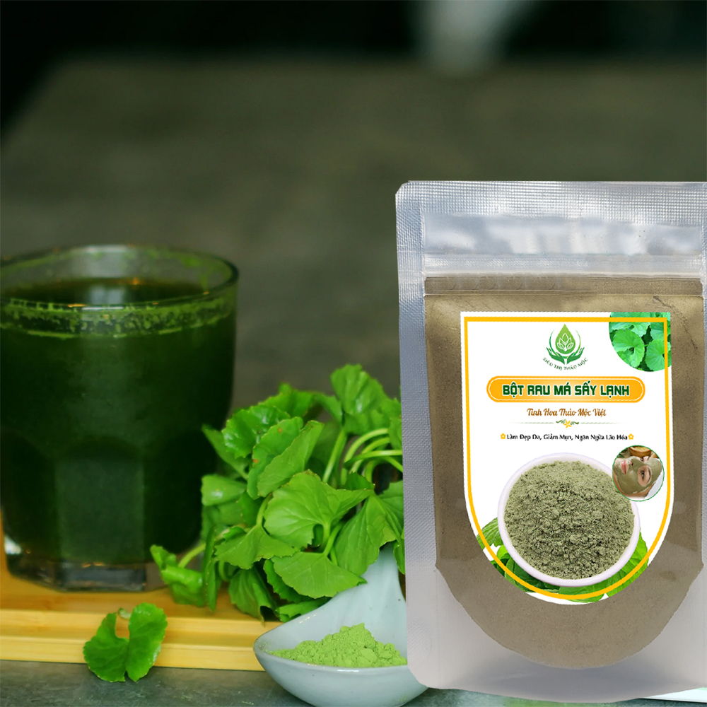 [THƯỢNG HẠNG] Bột Rau Má Sấy Lạnh Nguyên Chất Organic Giúp Đẹp Da Thanh ...