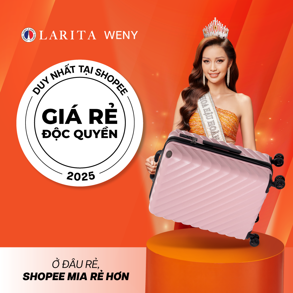 Mô tả Vali Kéo MIAvn Du Lịch Larita WENY - Size 20/24/28, Nhựa PC/ABS Cứng Cáp Bền Bỉ, Bảo Hành Trọn Đời - 1