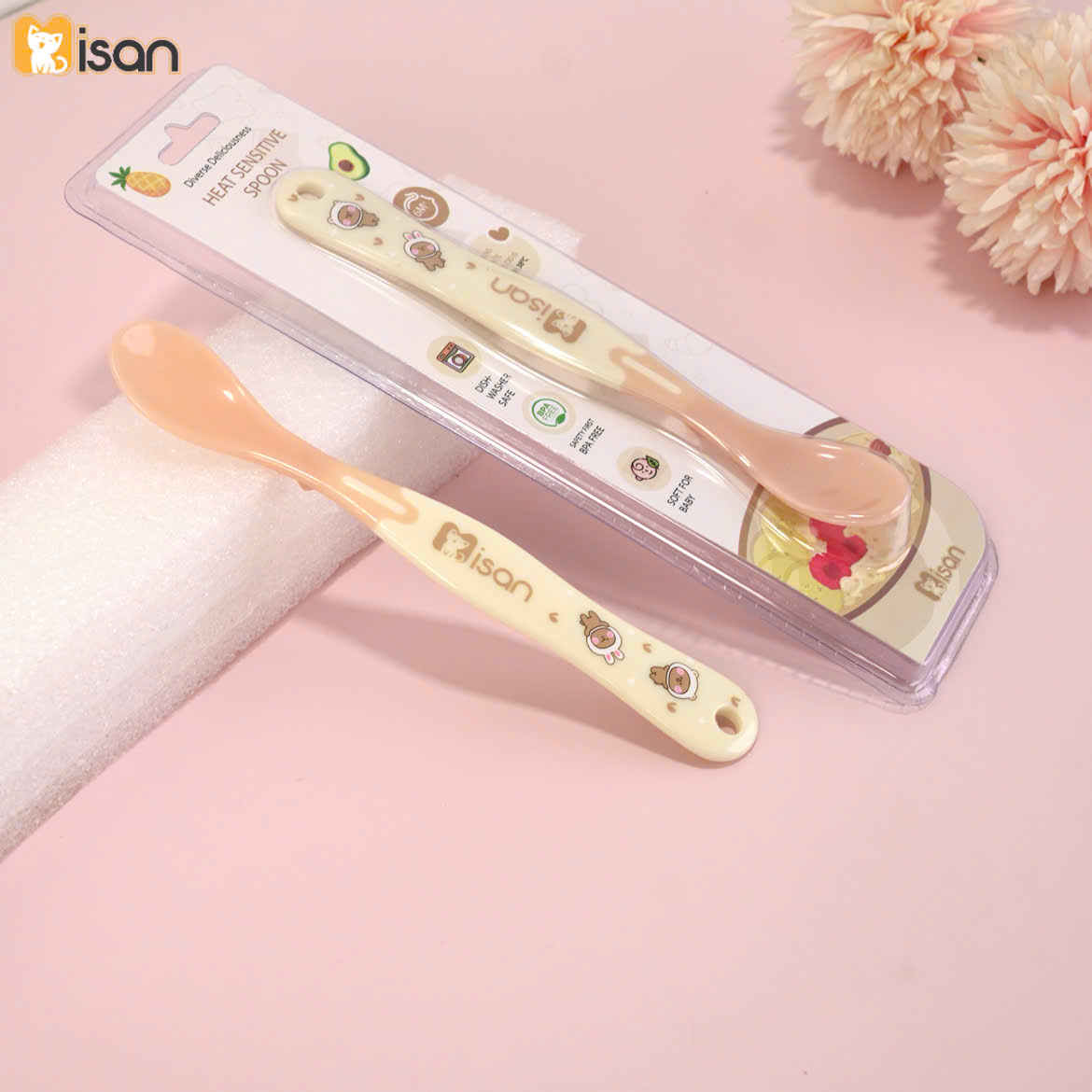 Thìa Mềm Báo Nóng Silicon Cao Cấp Misan KidsWorld - Chất liệu