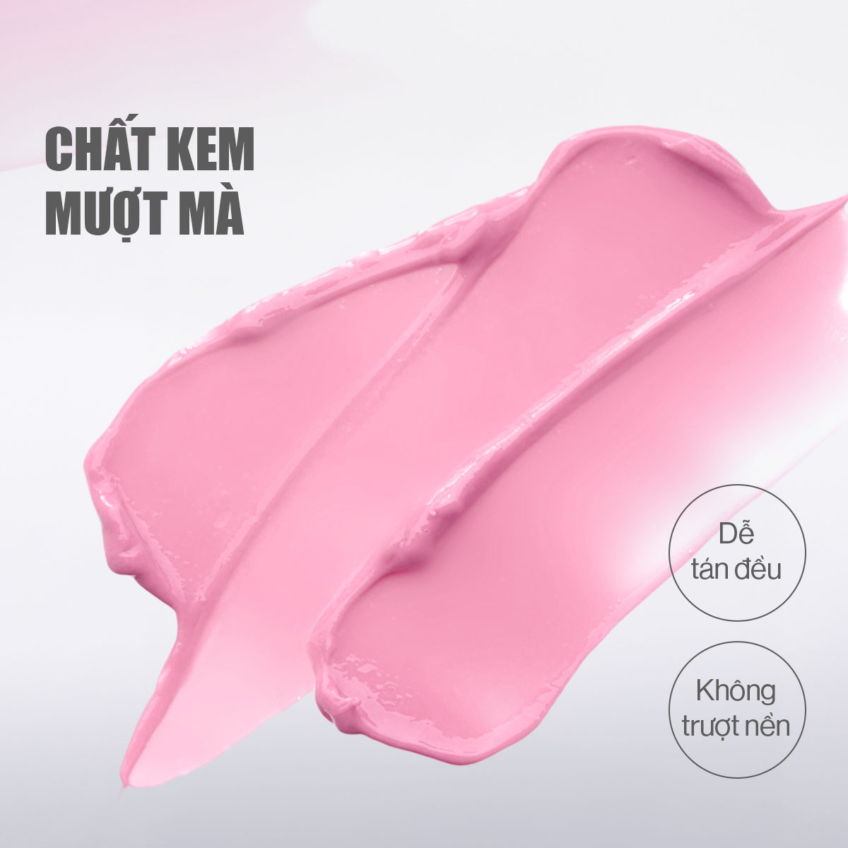 Mô tả Má Hồng Kem Căng Bóng Glamrr Q Glow Lasting Fresh Blush 3.8g - 3
