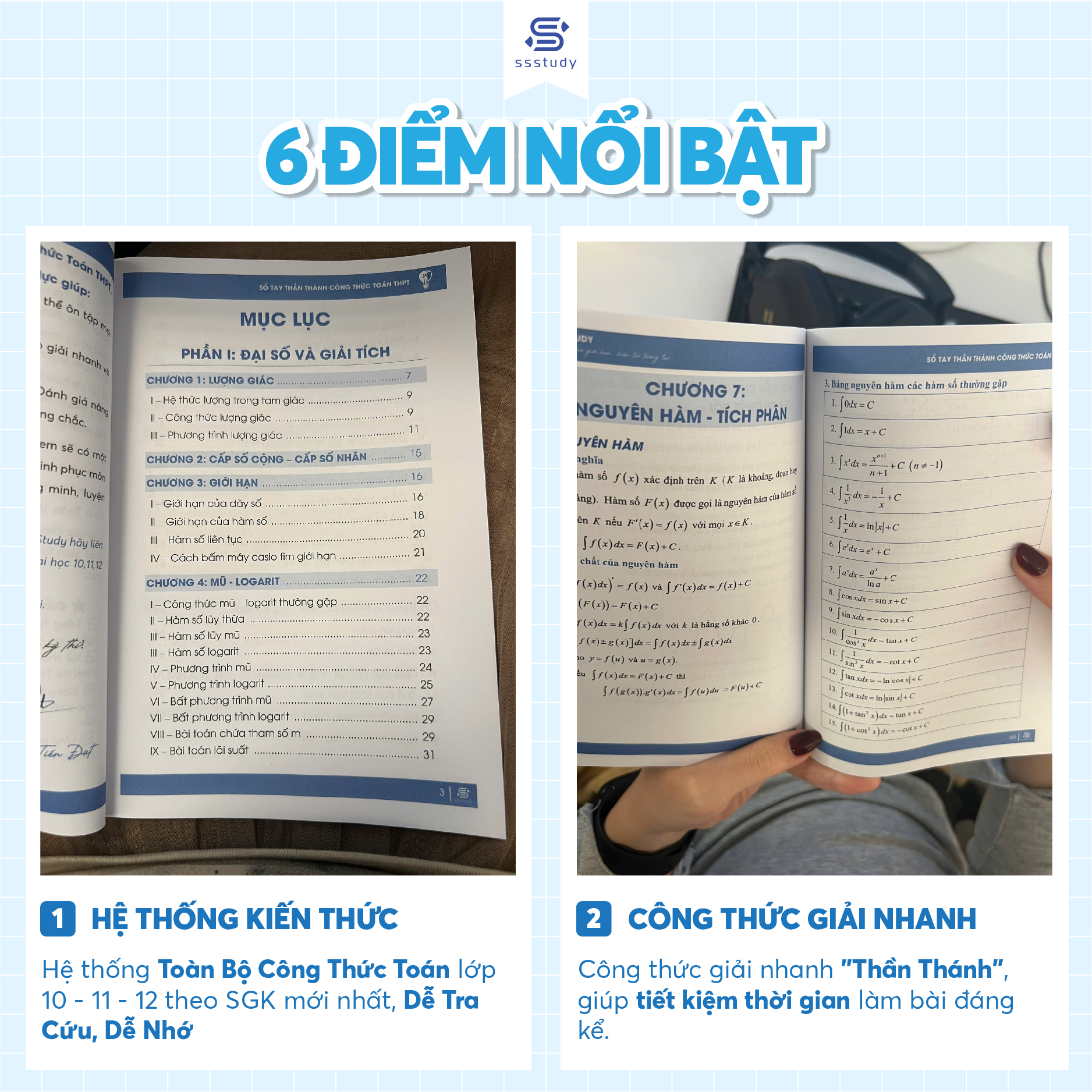 Mô tả Sổ Tay Thần Thánh Công Thức Toán THPT 2025 - Biên soạn bởi thầy Nguyễn Tiến Đạt - 4