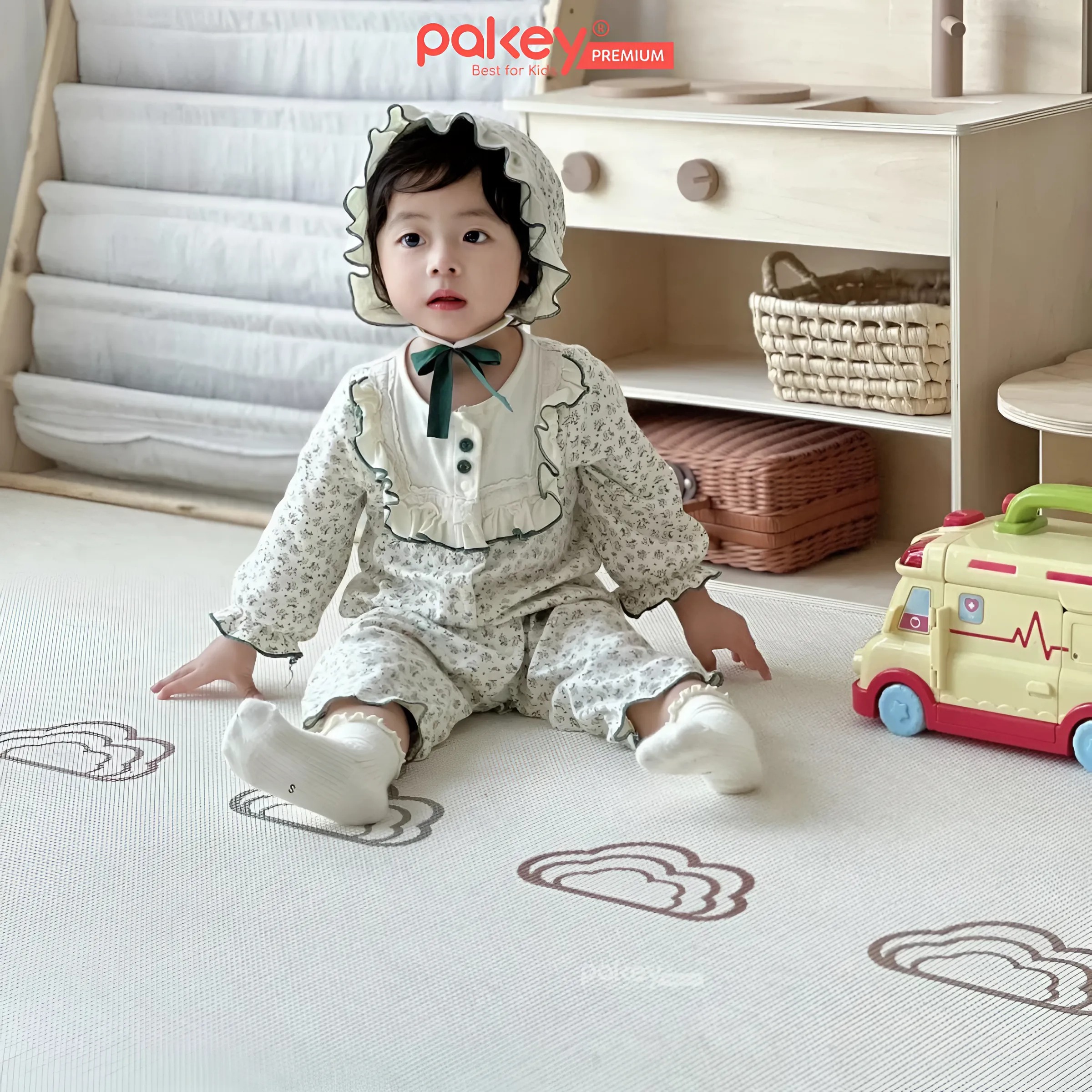 Mô tả Thảm Cuộn XPE PAKEY Cao Cấp Trải Sàn 2 Mặt Dày 2cm Họa Tiết Sinh Động Siêu Êm Cho Bé Tập Bò, Tập Đi - 10