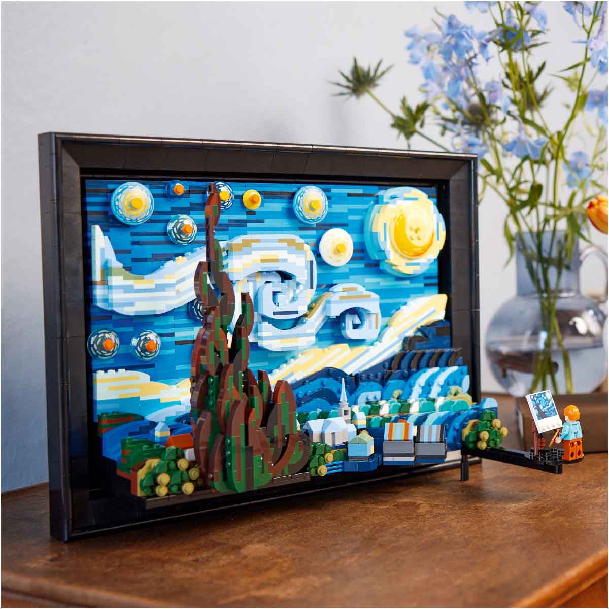 Mô tả LEGO IDEAS 21333 Đồ Chơi Lắp Ráp Đêm Đầy Sao Của Danh Họa Vincent Van Gogh (2316 chi tiết) - 7