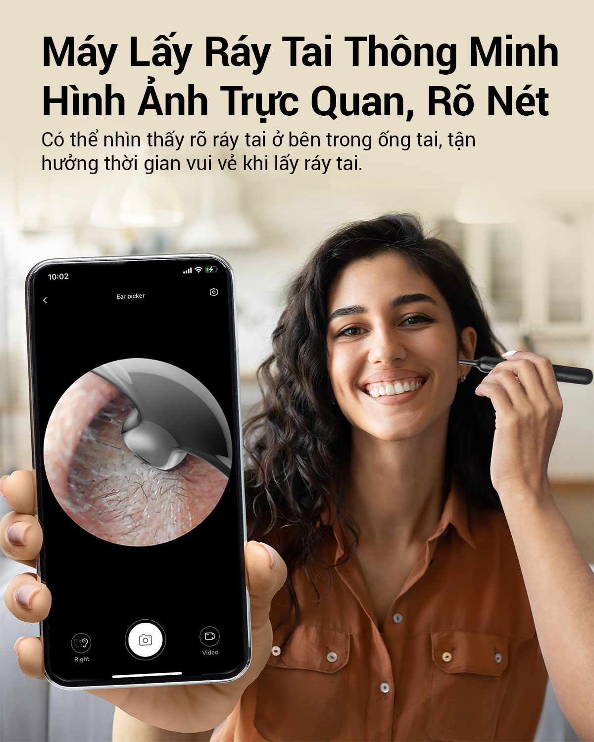 Mô tả Dụng Cụ Lấy Ráy Tai Bebird X0 - 4