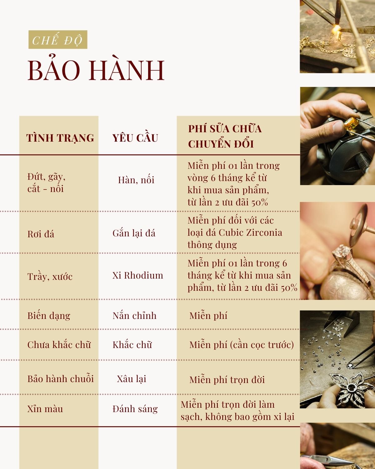 Mô tả Dây chuyền vàng 10K Bảo Tín Mạnh Hải thiết kế khảm đá sang trọng PYD2V10KDH-502001 - 2