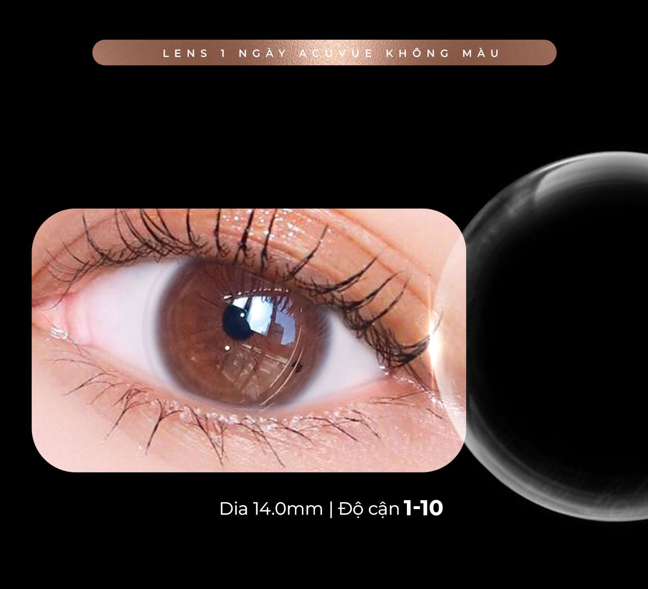 Mô tả Lens áp tròng trong suốt 1 ngày Angel Eyes Acuvue của Mỹ độ cận 1-10 (Lens dùng 1 lần cận | Kính áp tròng hàng ngày) - 4
