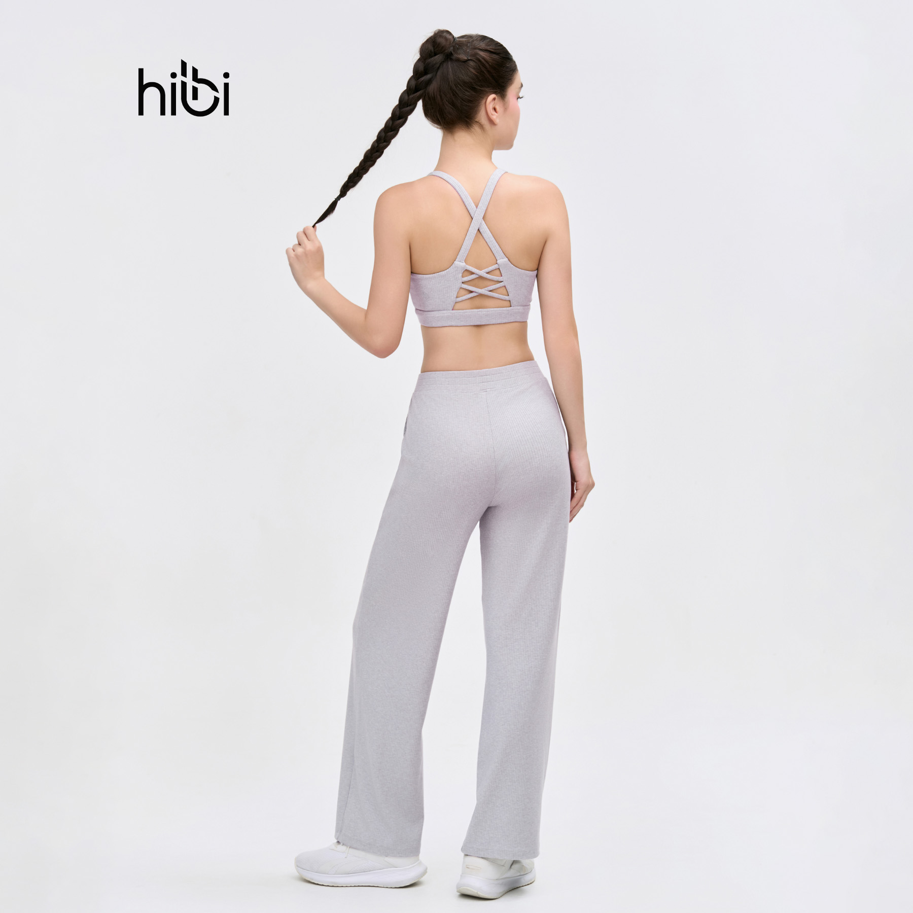 Mô tả Quần dài ống suông Hibi Sports QD323, chất vải Rib cao cấp, có túi 2 bên - 2