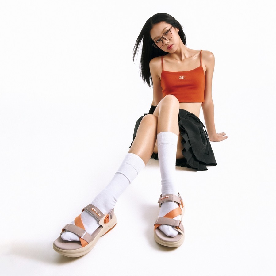 Mô tả Giày Sandal Nam Nữ F8B Xoay Quai Ver 2 Shondo Nhiều Màu - 4