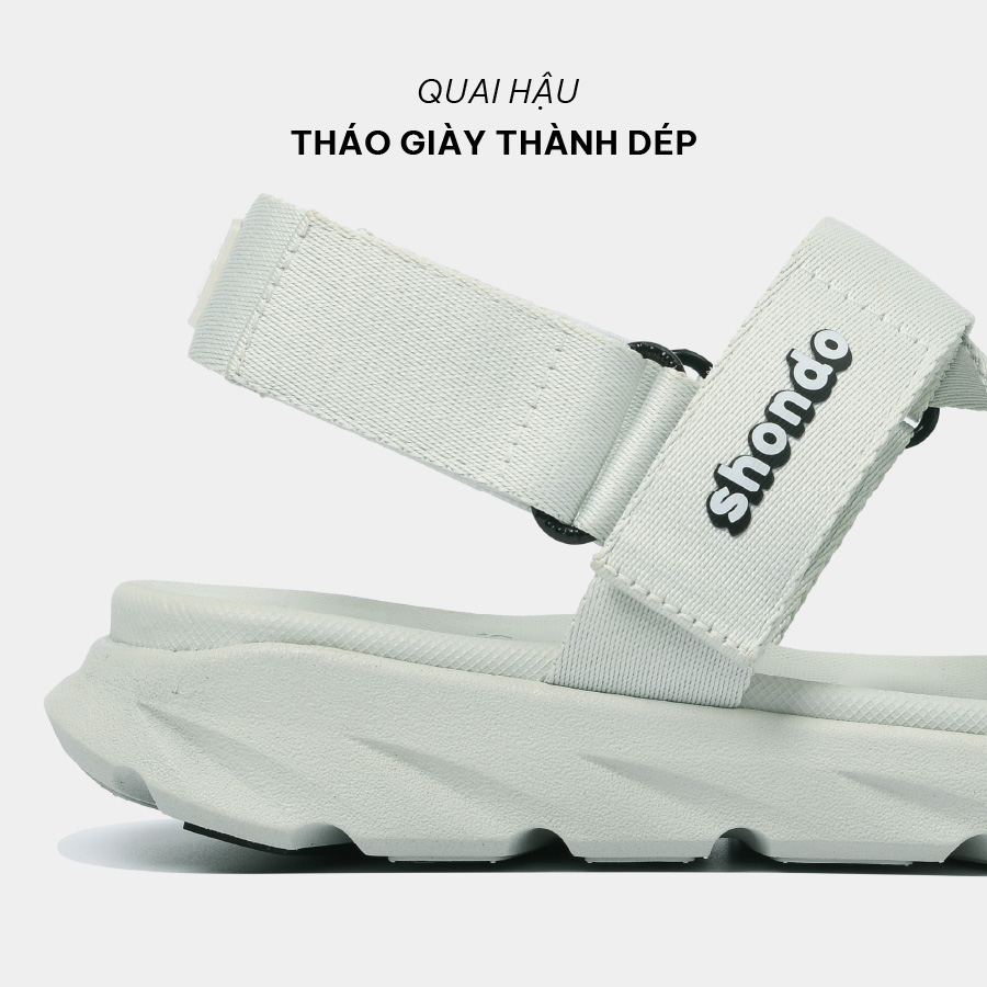 Mô tả Giày Sandal Nam Nữ F6S Thoải Mái, Nhẹ Êm Ver 2 Shondo Nhiều Màu - 5
