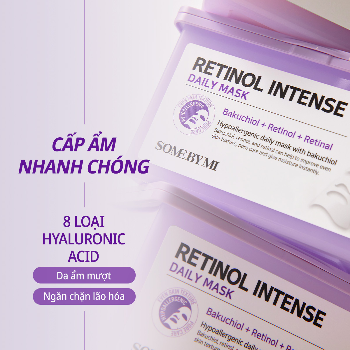 Mô tả Some By Mi Mặt nạ giấy hàng ngày Retinol Intense Daily Mask 30 miếng - 2