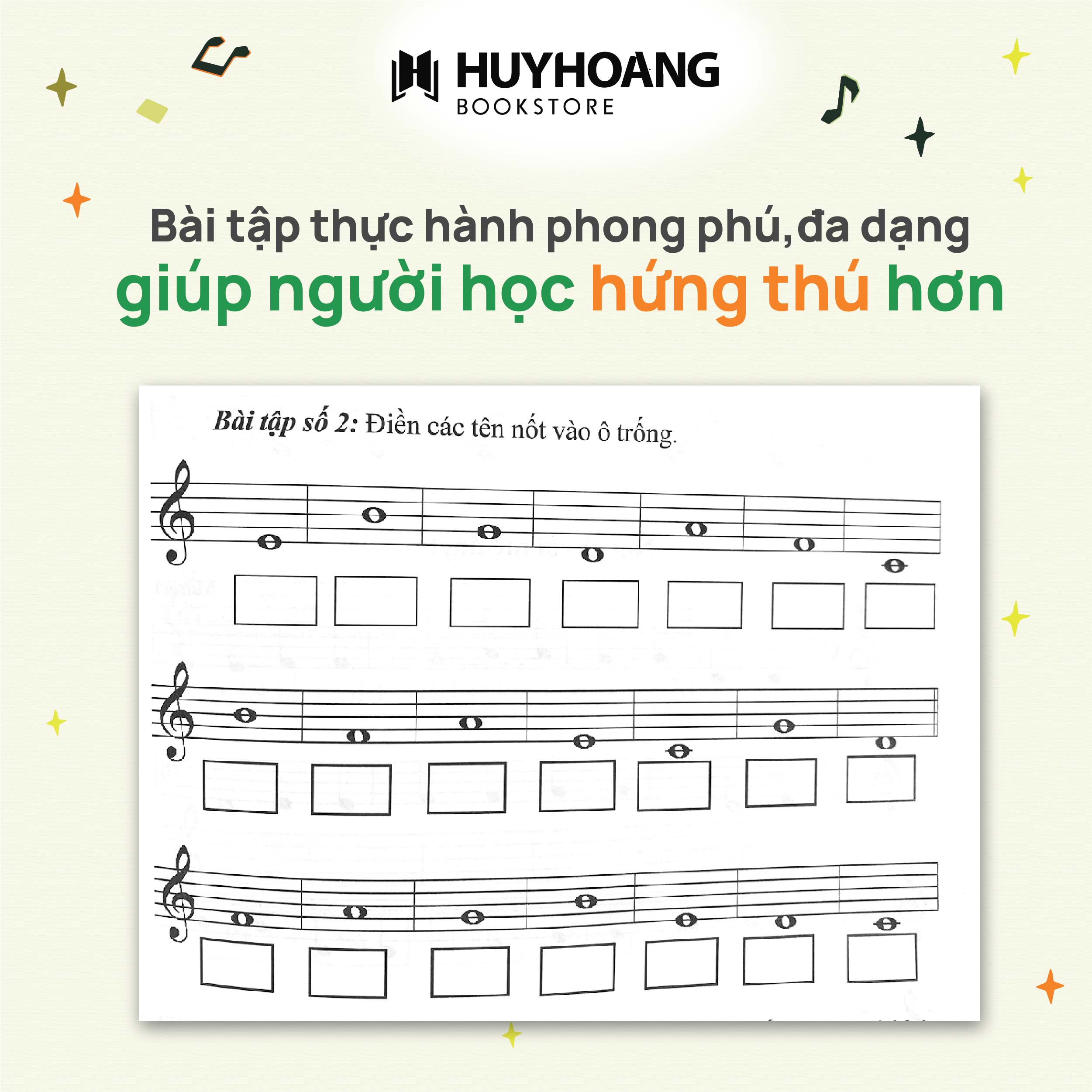 Mô tả Sách Tự Học Nhạc Lý Cơ Bản, tự học nhạc lý căn bản, sách học nhạc, Huy Hoàng Bookstore - 6