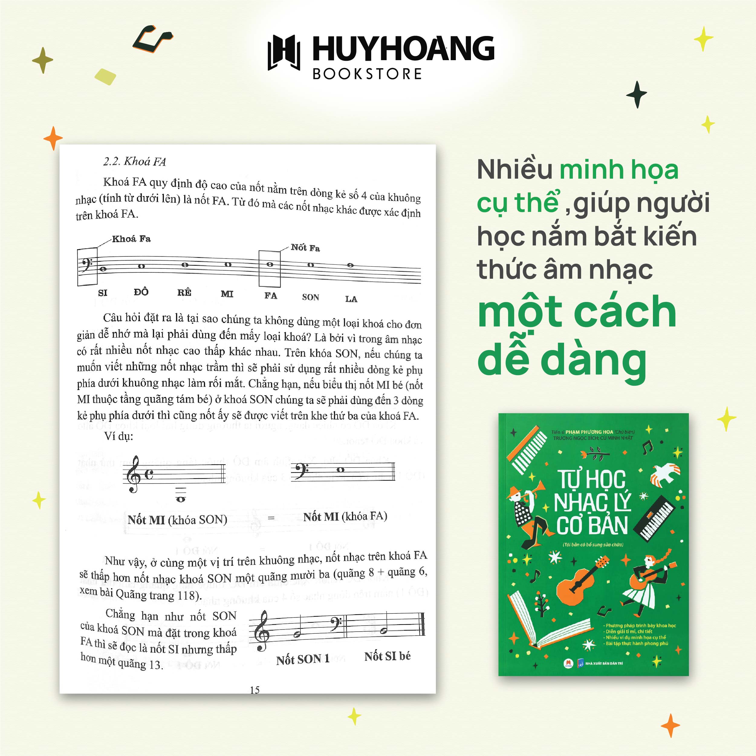 Mô tả Sách Tự Học Nhạc Lý Cơ Bản, tự học nhạc lý căn bản, sách học nhạc, Huy Hoàng Bookstore - 7
