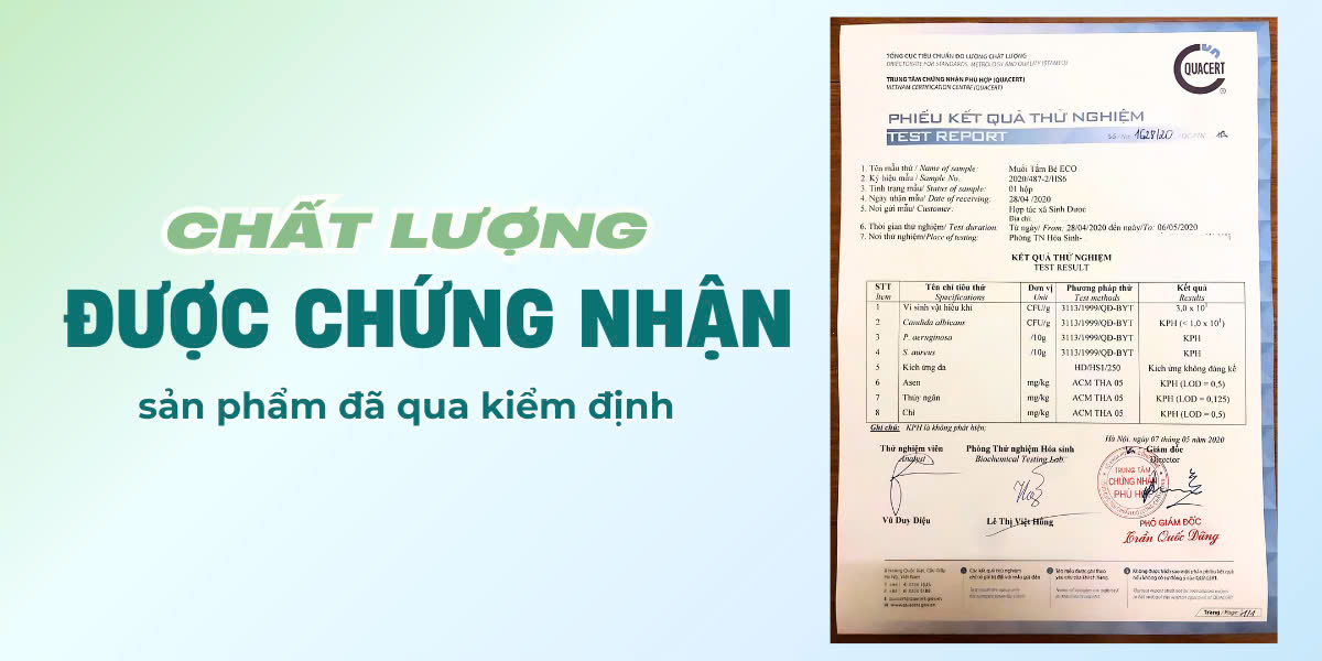 Mô tả Muối tắm cho bé Sinh Dược Eco Gold 370g - 2
