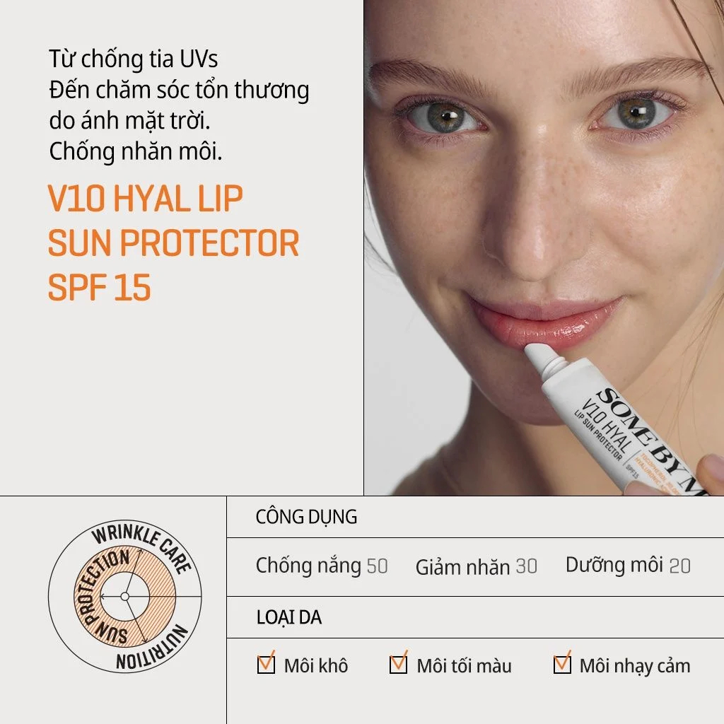 Mô tả Some By Mi Son dưỡng môi chống nắng V10 HYAL SPF15 7ml - 2