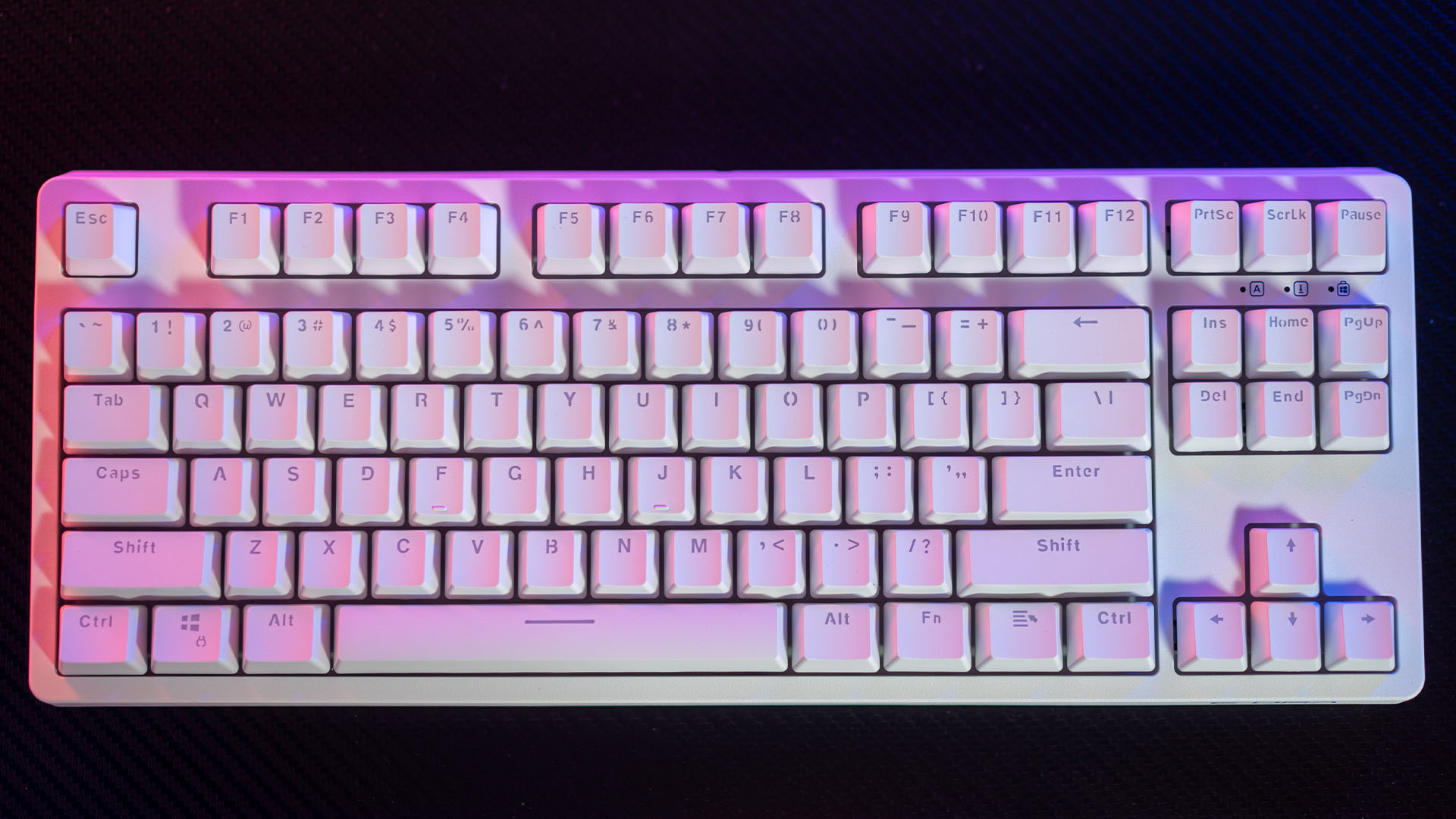 BÀN PHÍM CƠ GAMING CÓ DÂY EDRA EK387 ICE WHITE V2 CHÍNH HÃNG | Shopee ...