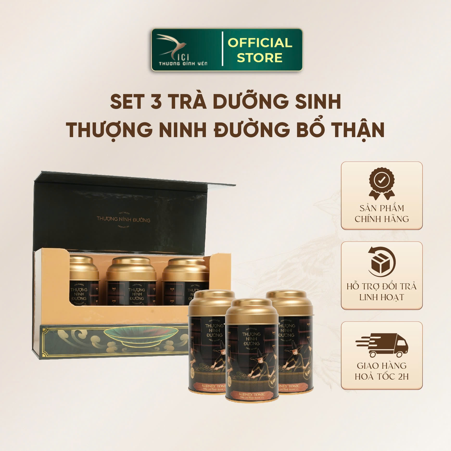 Mô tả Set 3 Trà Thảo Mộc Thiên Nhiên Dưỡng Sinh Thượng Ninh Đường Bổ Huyết 14 Vị Giúp Bổ Máu Thanh Nhiệt Đẹp Da Trà Thảo Mộc - 3