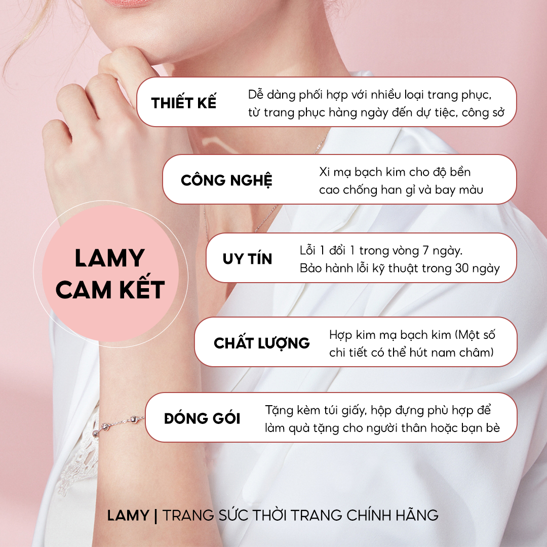 Dây chuyền hình nơ LAMY CDE
