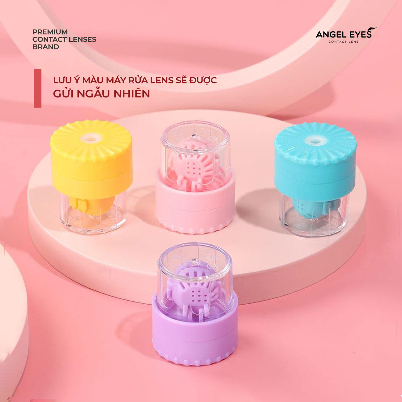 Mô tả Máy rửa lens bằng tay Angel Eyes dùng để rửa kính áp tròng siêu nhanh (Máy rửa kính áp tròng | máy rửa lens xoay tay) - 1