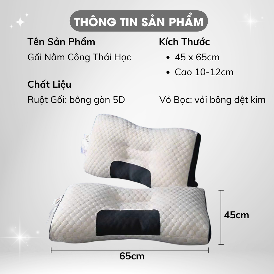 Chất liệu vải lưới thoáng khí của gối