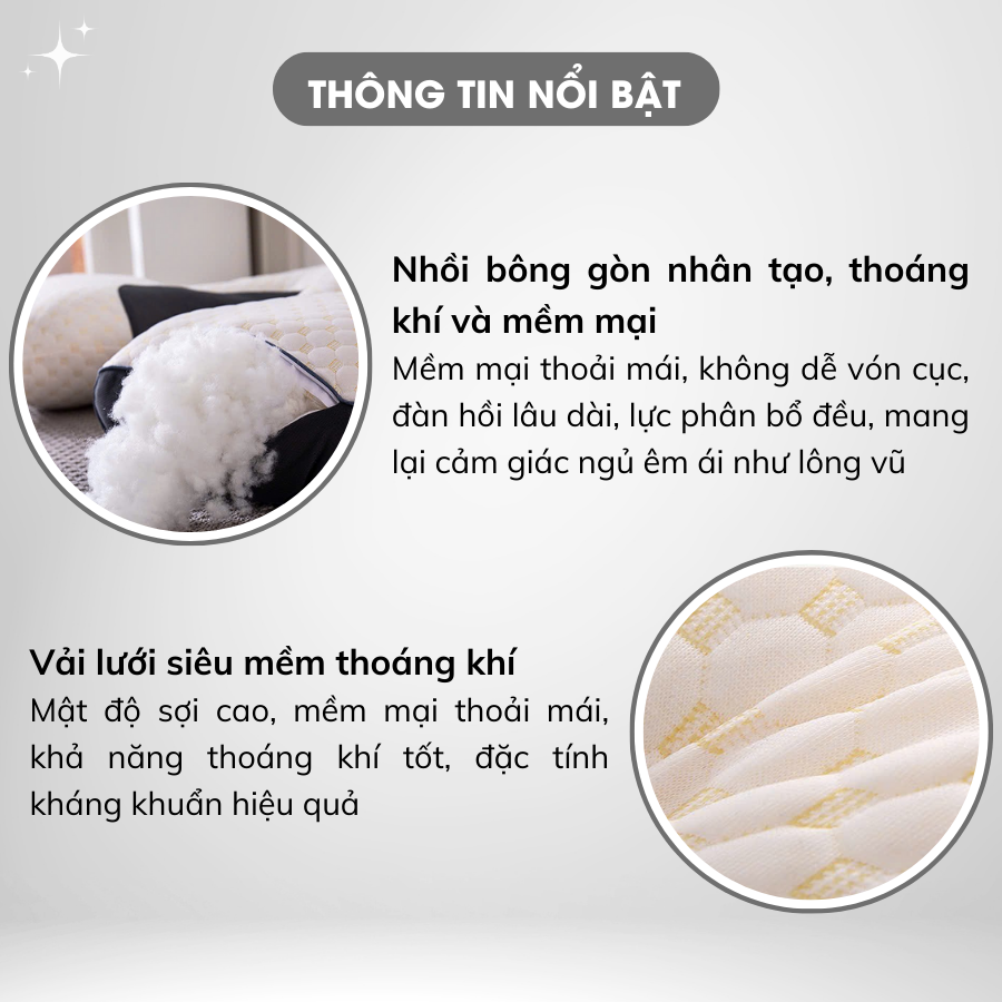 Gối công thái học nhìn từ trên xuống