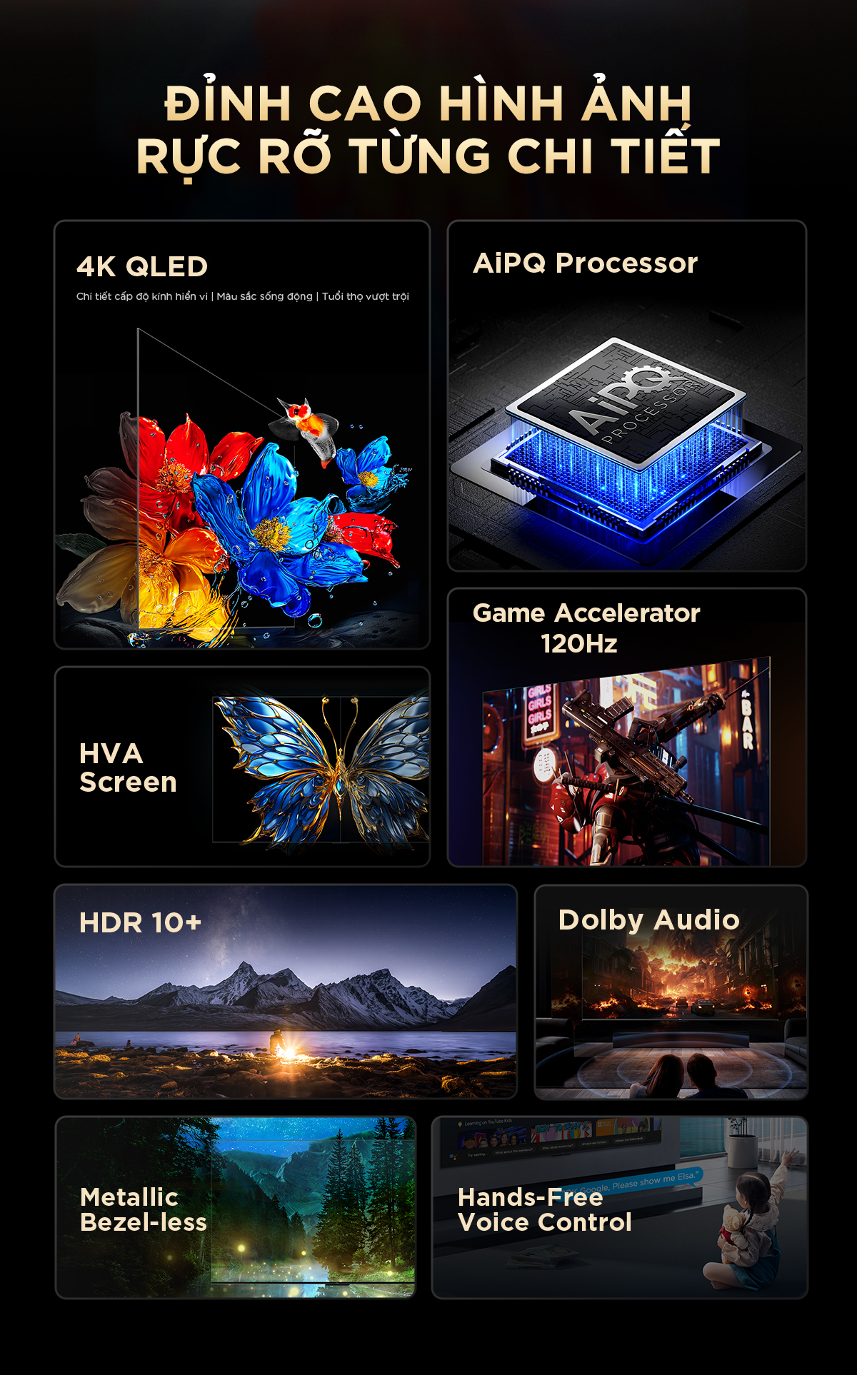 Màn hình 4K QLED TCL 75T6C