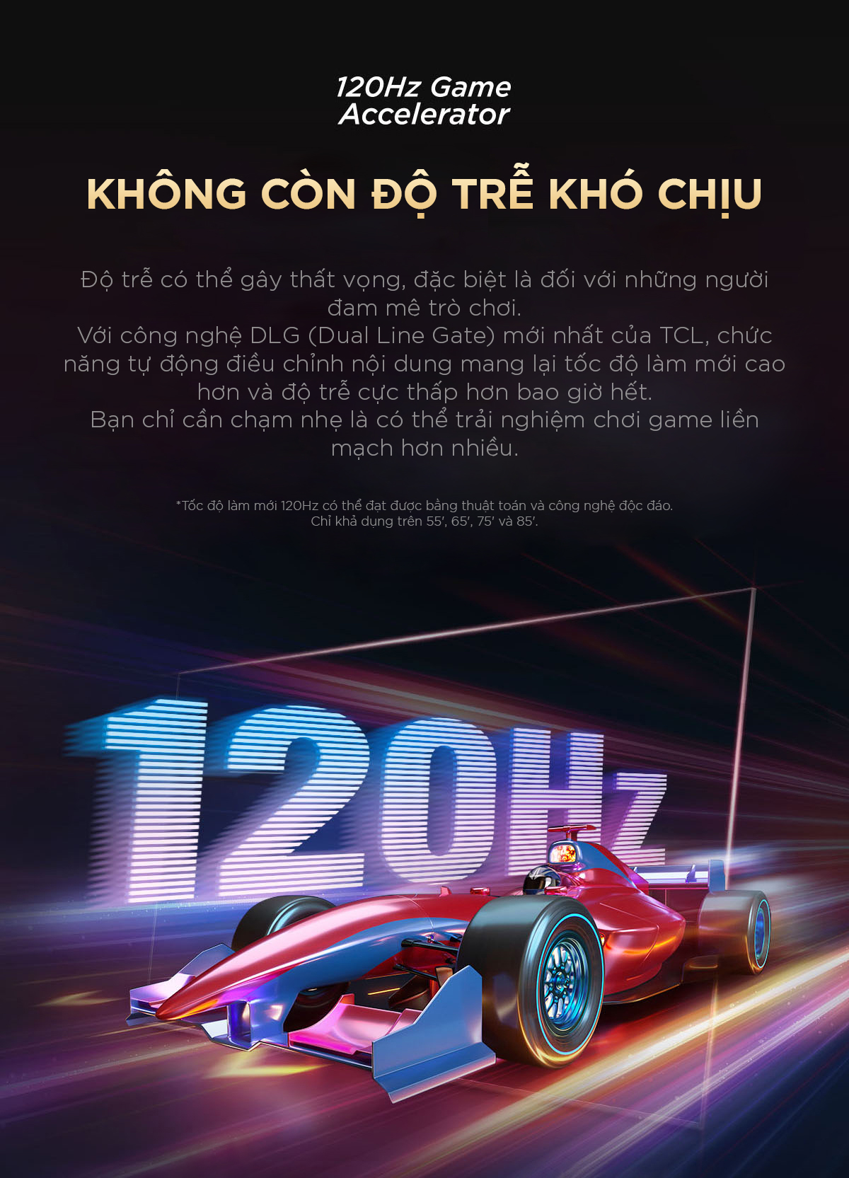 Tính năng Game Master và HDMI 2.1 trên TCL 75T6C