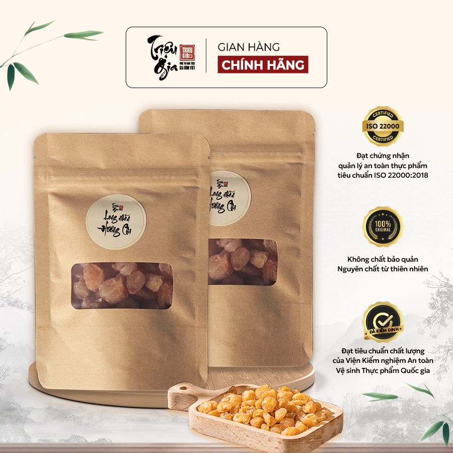 Mô tả Long nhãn sấy khô Triệu gia cao cấp giúp bổ huyết, ngủ ngon đảm bảo an toàn vệ sinh thực phẩm 50gr - 1