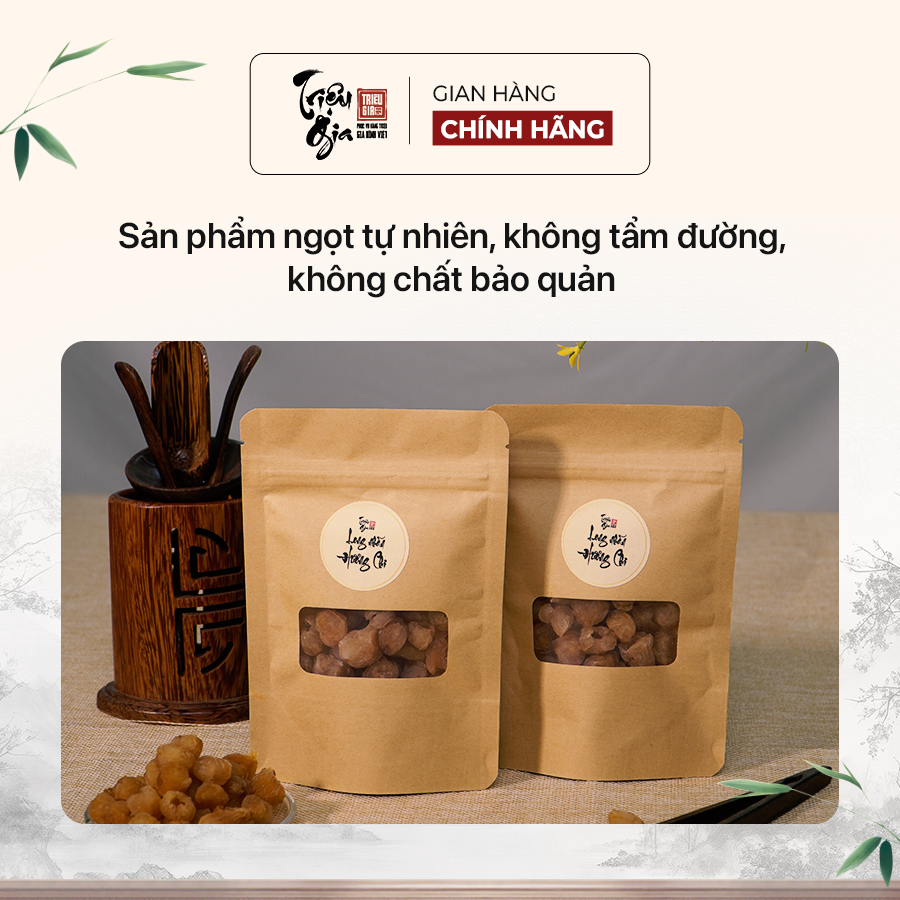 Mô tả Long nhãn sấy khô Triệu gia cao cấp giúp bổ huyết, ngủ ngon đảm bảo an toàn vệ sinh thực phẩm 50gr - 4