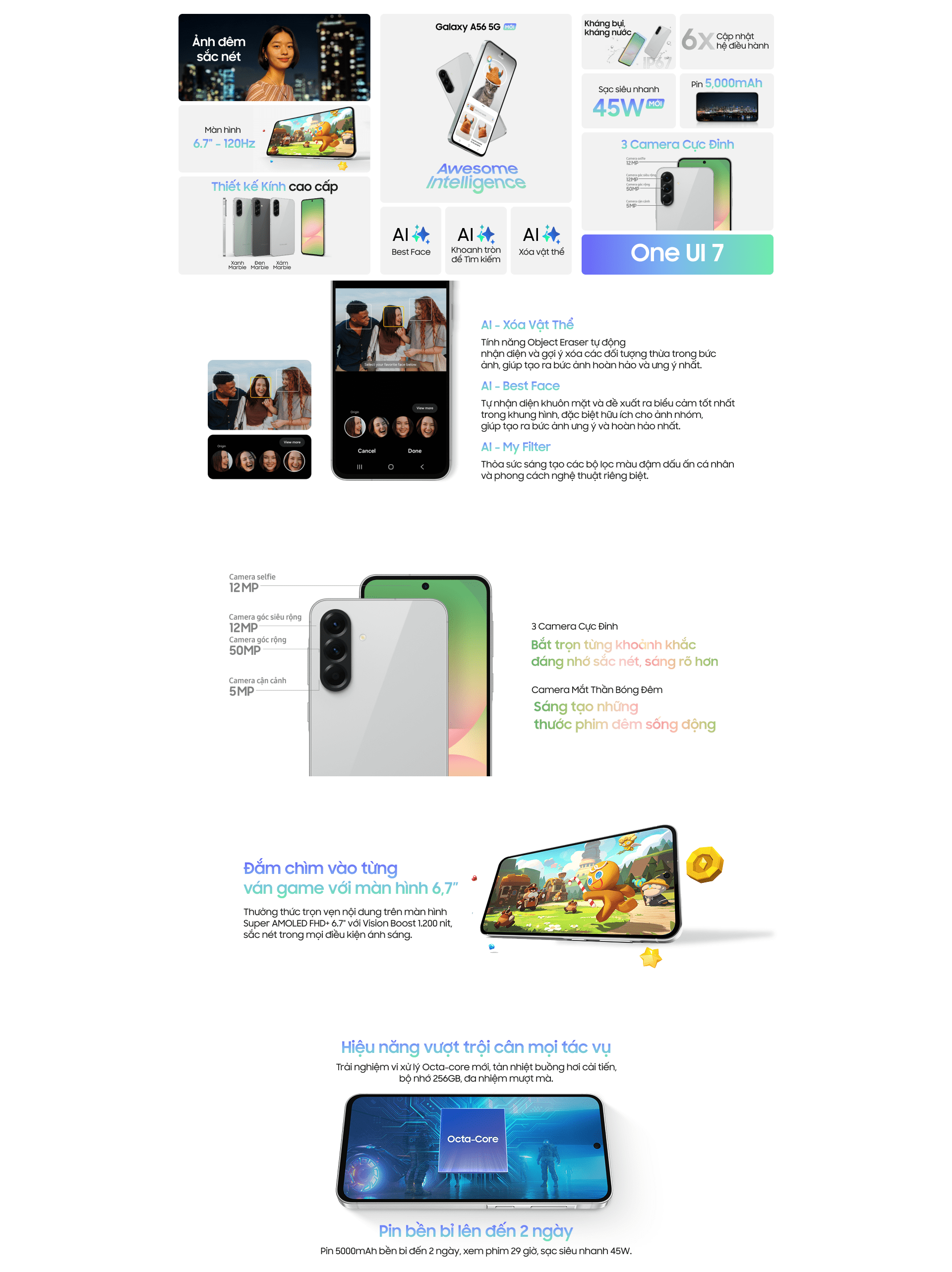 Mô tả Samsung Galaxy A56 5G 8GB/128GB Chính Hãng - 1