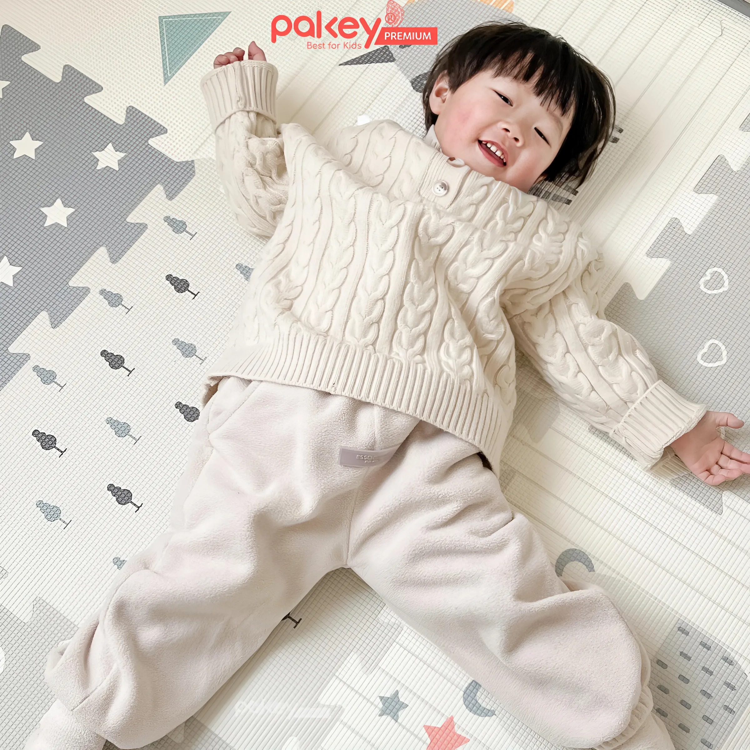 Mô tả Thảm Xốp Ghép PAKEY Bộ Nhiều Tấm 56cmx56cm Dày 2cm Họa Tiết Dễ Thương, Thảm Ghép Lót Sàn Cao Cấp Cho Bé Tập Bò, Tập Đi - 8