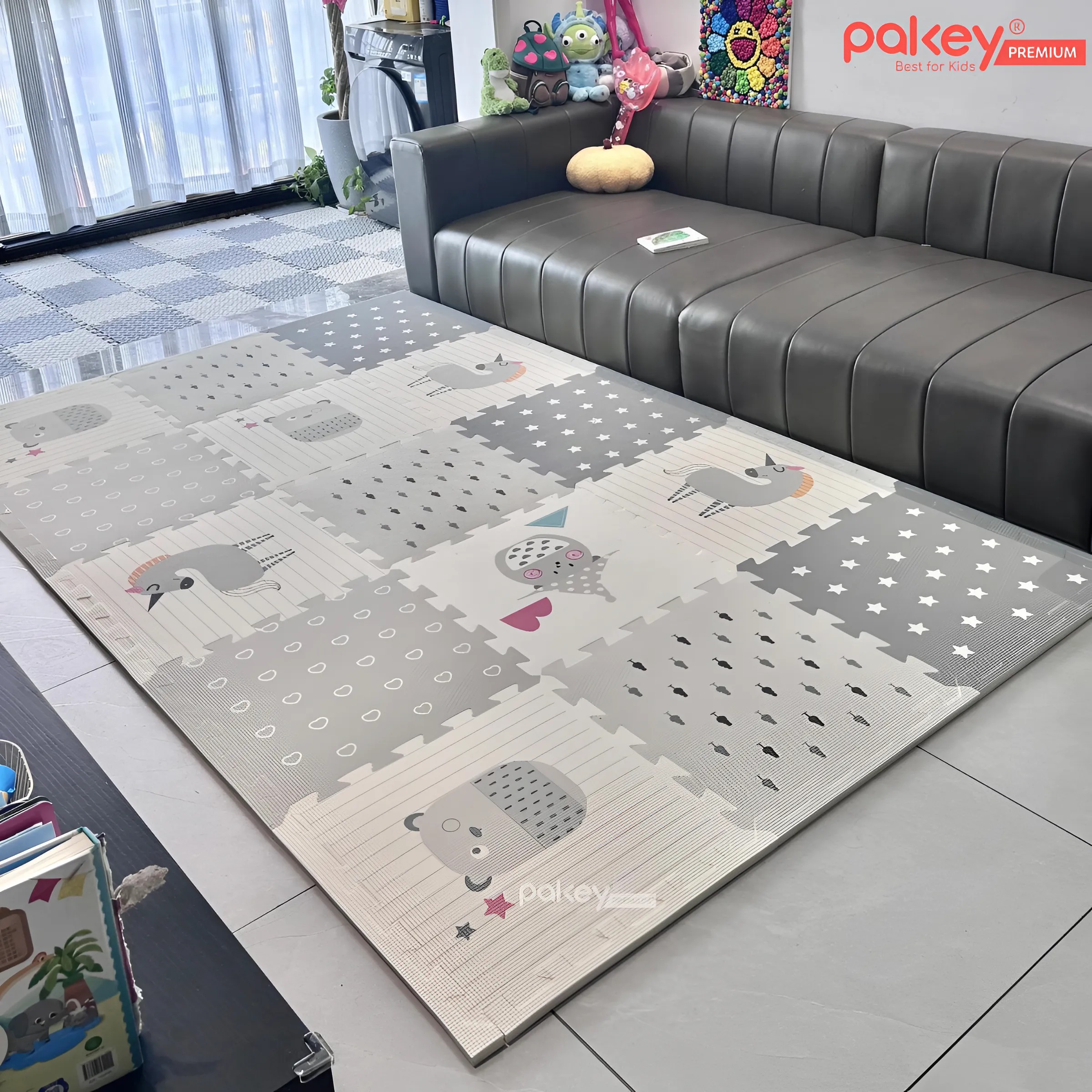 Mô tả Thảm Ghép Lót Sàn Dày 2cm PAKEY Siêu Êm Cho Bé Tập Bò, Tập Đi, Thảm Xốp Cao Cấp 2 Mặt Tiện Lợi - 12