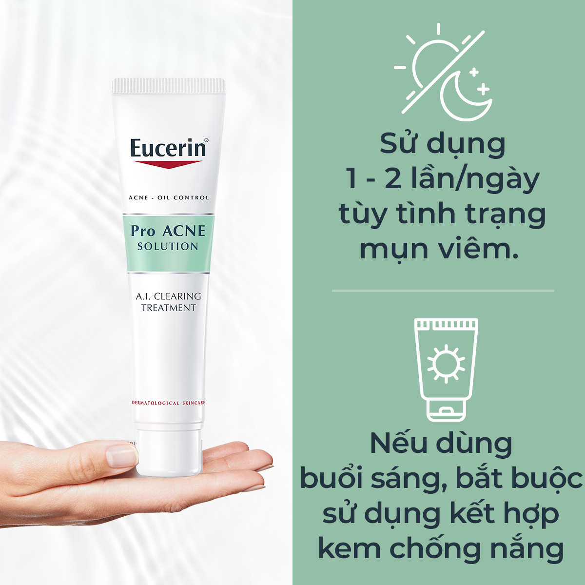 Mô tả Gel giảm mụn sau 1 tuần Eucerin Pro Acne A.I. Clearing Treatment 40ml - 3