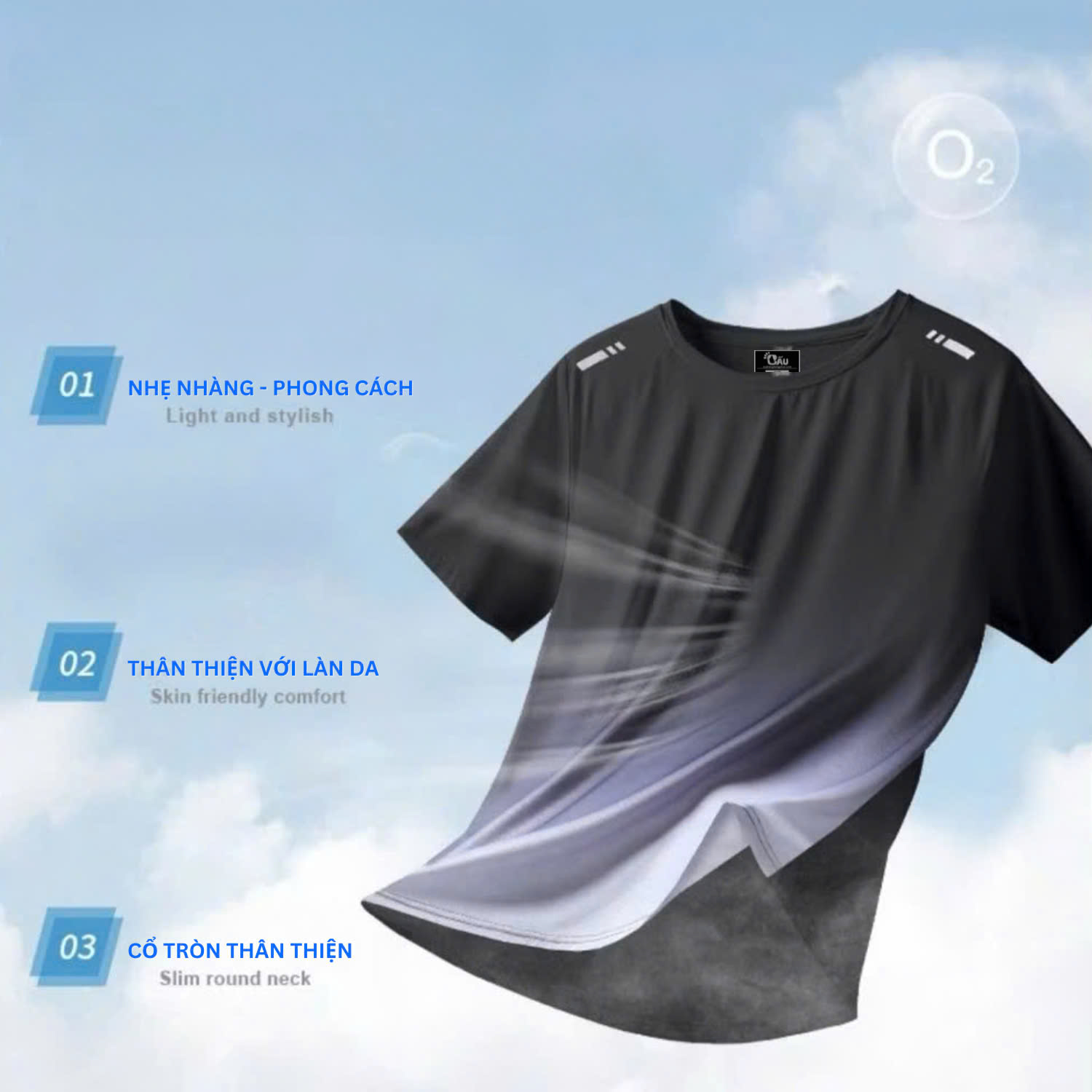 Mô tả Áo thun nam Gấu 194 vải thun lạnh co dãn, phong cách thể thao - gym - bóng đá, from slim fit - ATL - 7