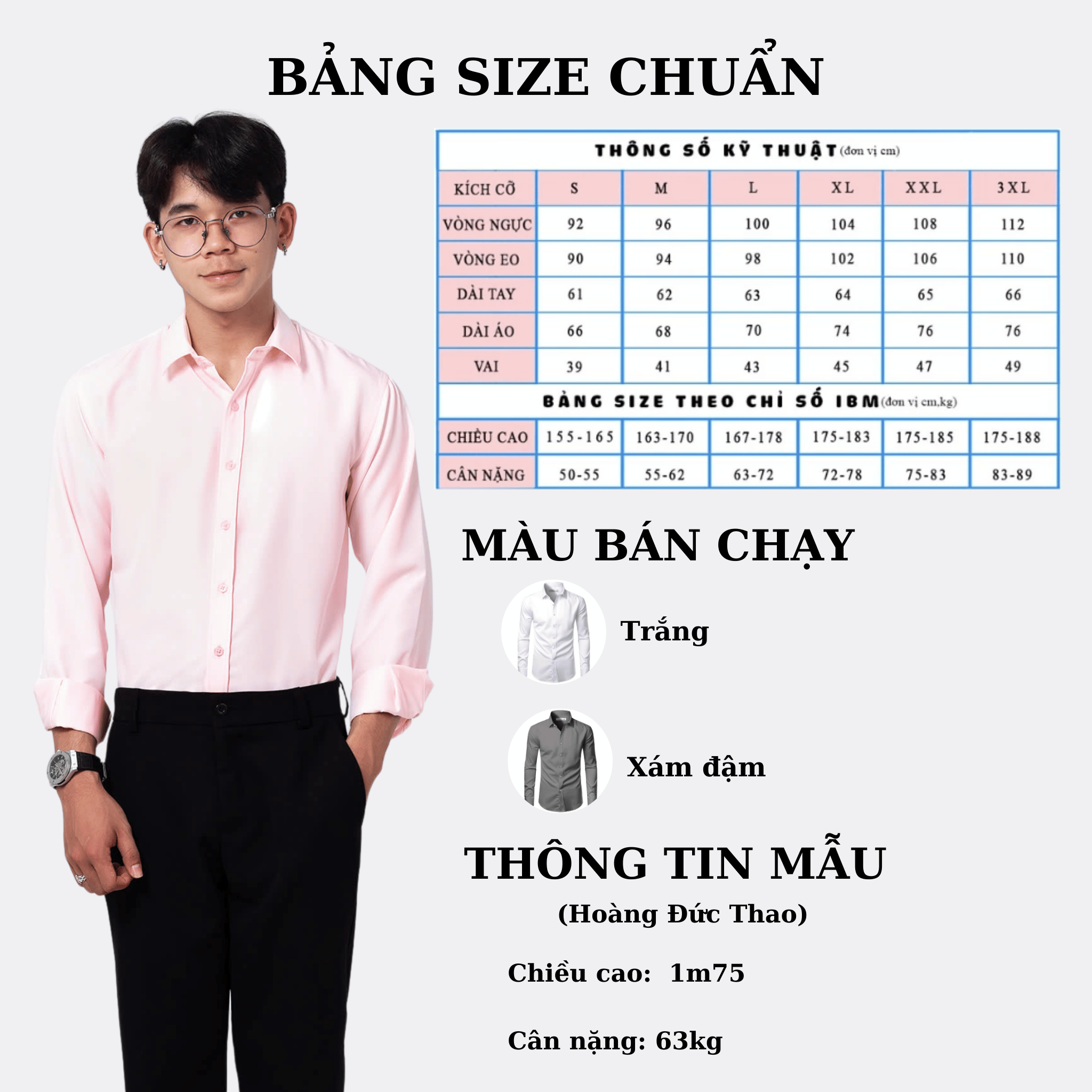 Mô tả Áo sơ mi trơn dài tay cao cấp LADOS - 779 chất lụa mềm mại - 4