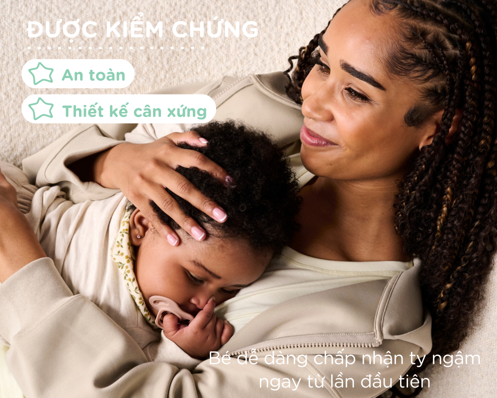 Mô tả Ty Ngậm Silicon Siêu Nhẹ Tommee Tippee Ultra Light Cho Bé 0-6, 6-18 tháng - 5